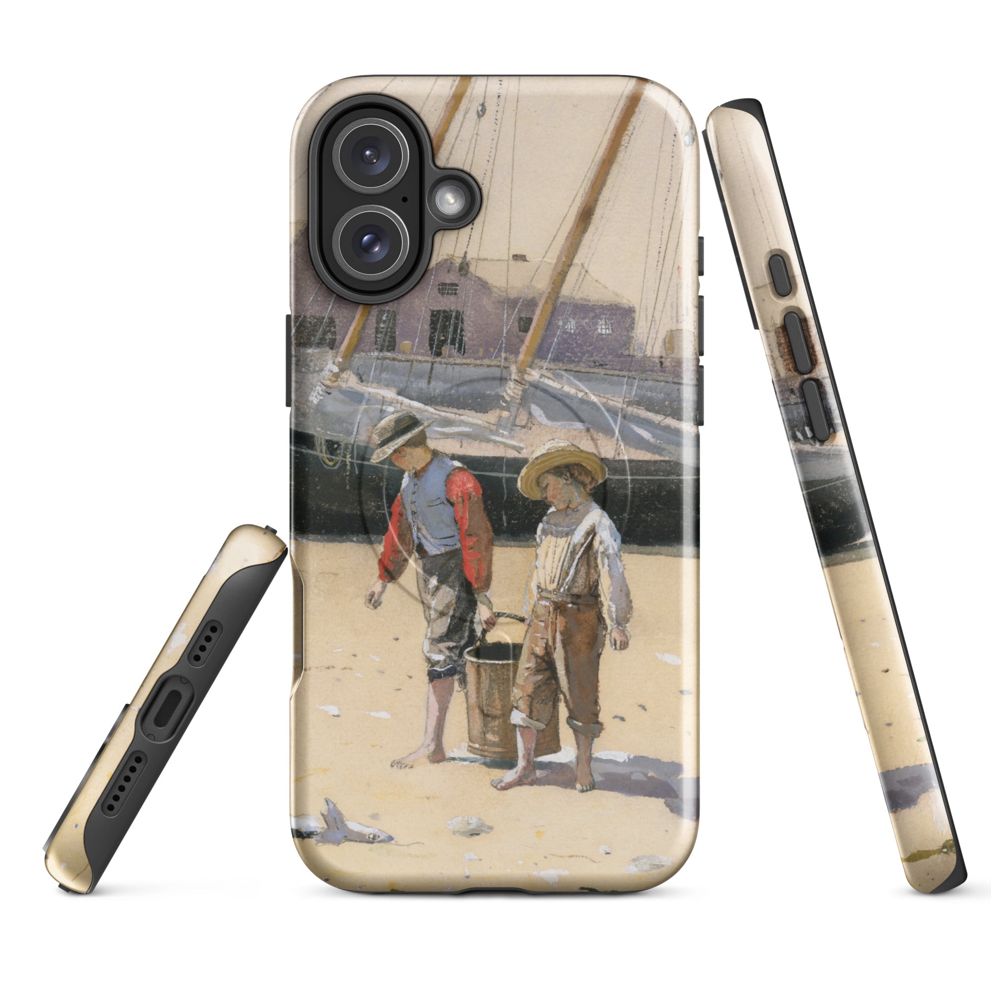 MagSafe® tough case for iPhone®-Winslow Homer-Basket of Clams 1873