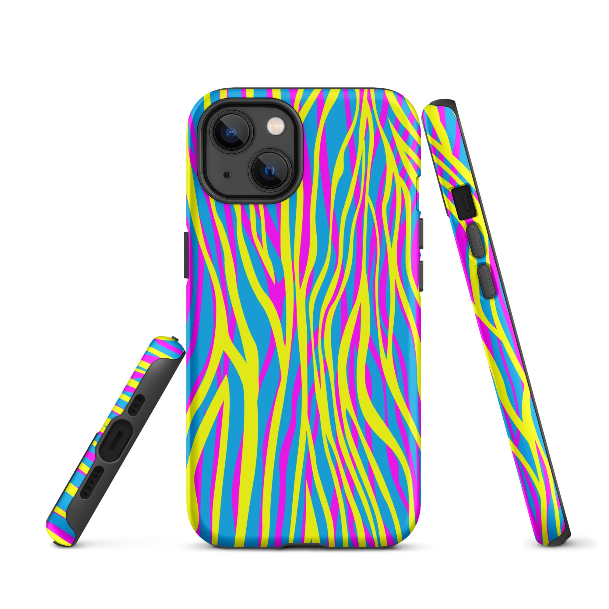 Tough Case for iPhone®- Funky Zebra Pattern IV