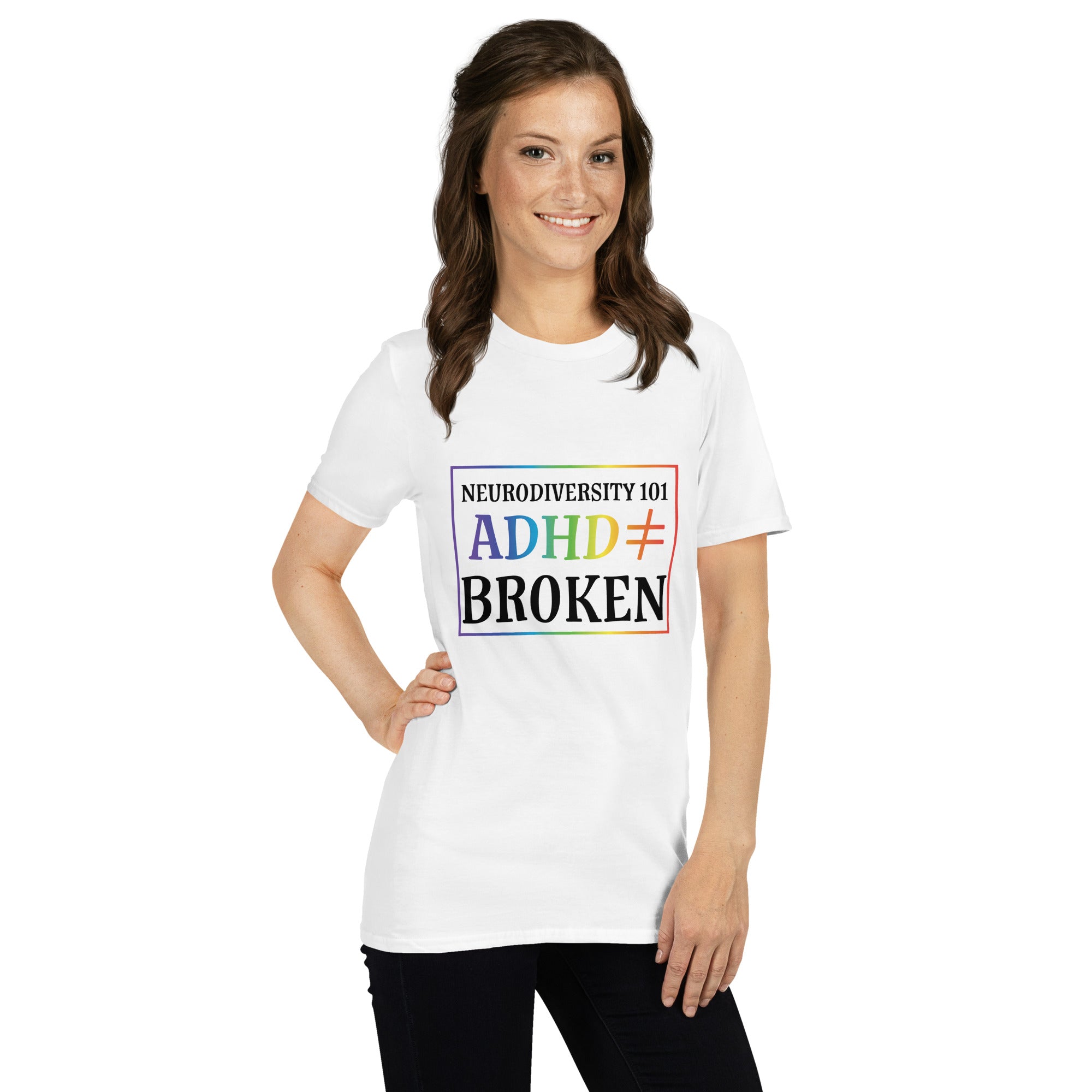 Short-Sleeve Unisex T-Shirt- ADHD- Neurodiversity 101