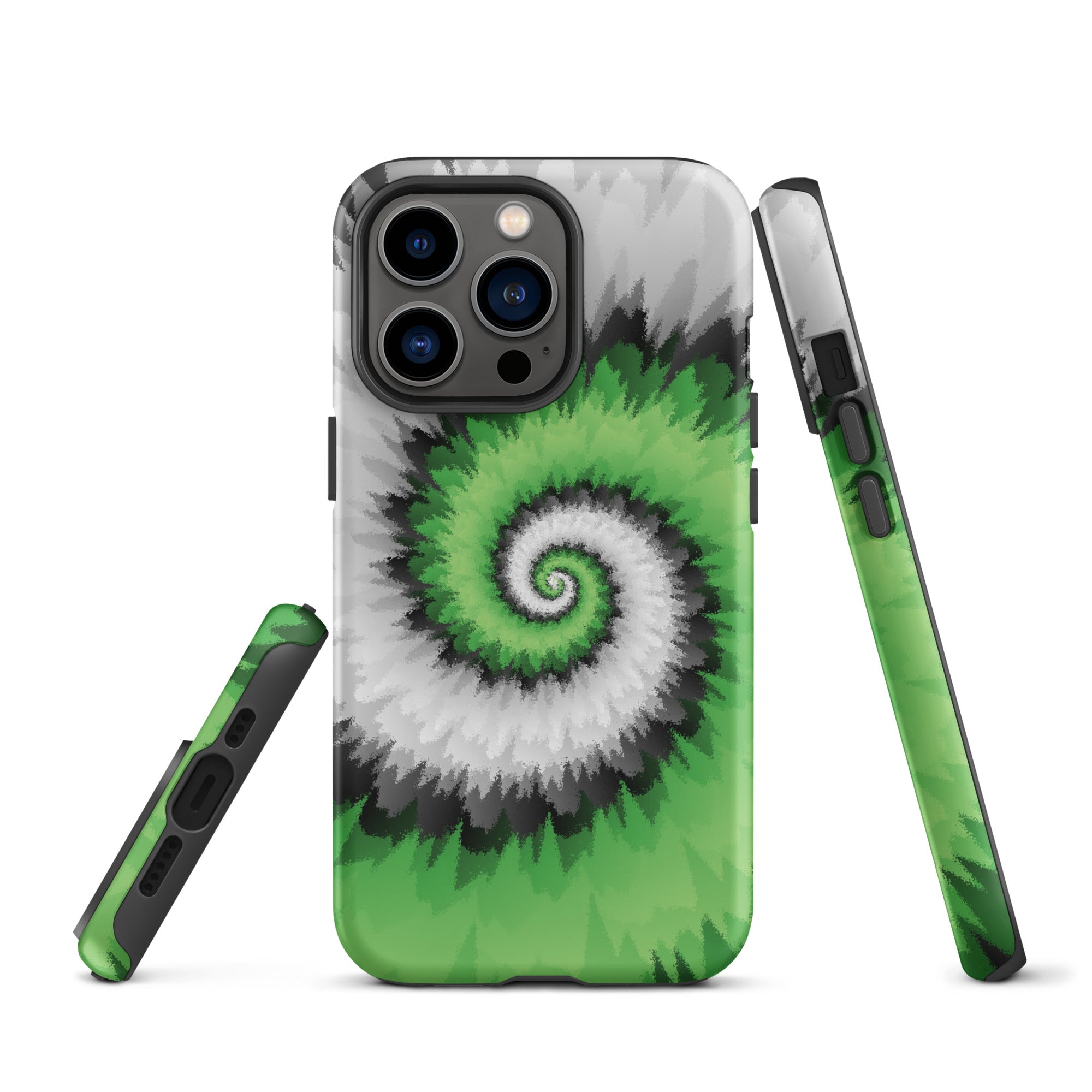 Tough Case for iPhone®-Tie Dye Spiral - Aromantic
