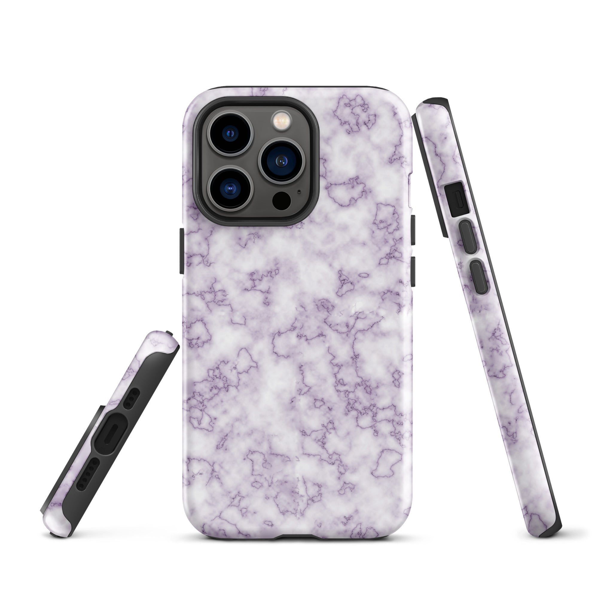 Tough Case for iPhone®- Purple Marble