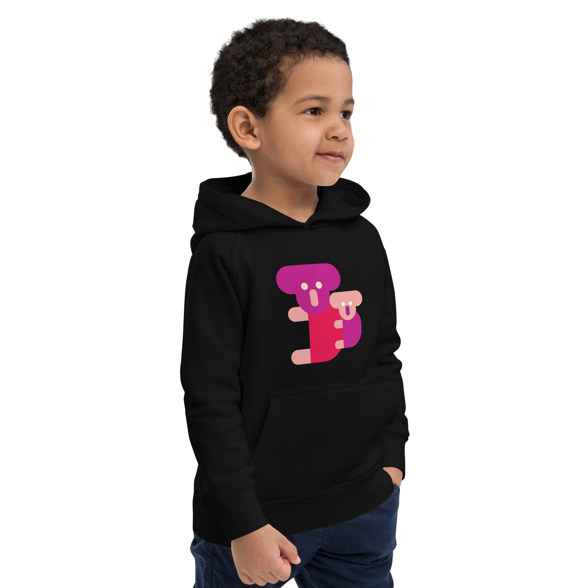 Kids eco hoodie-Panda