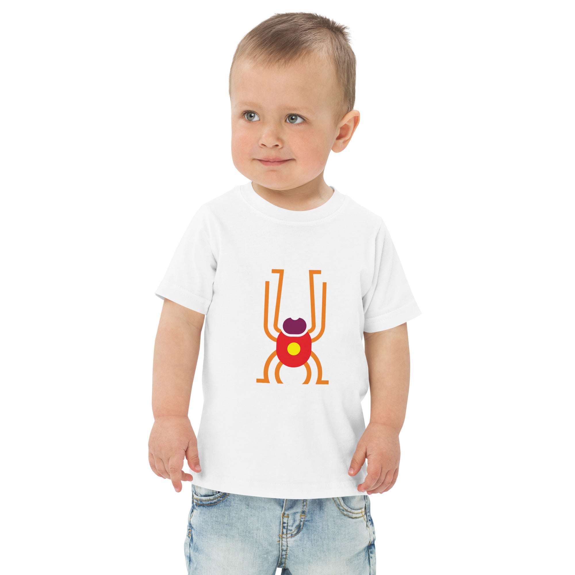 Toddler jersey t-shirt-Spider