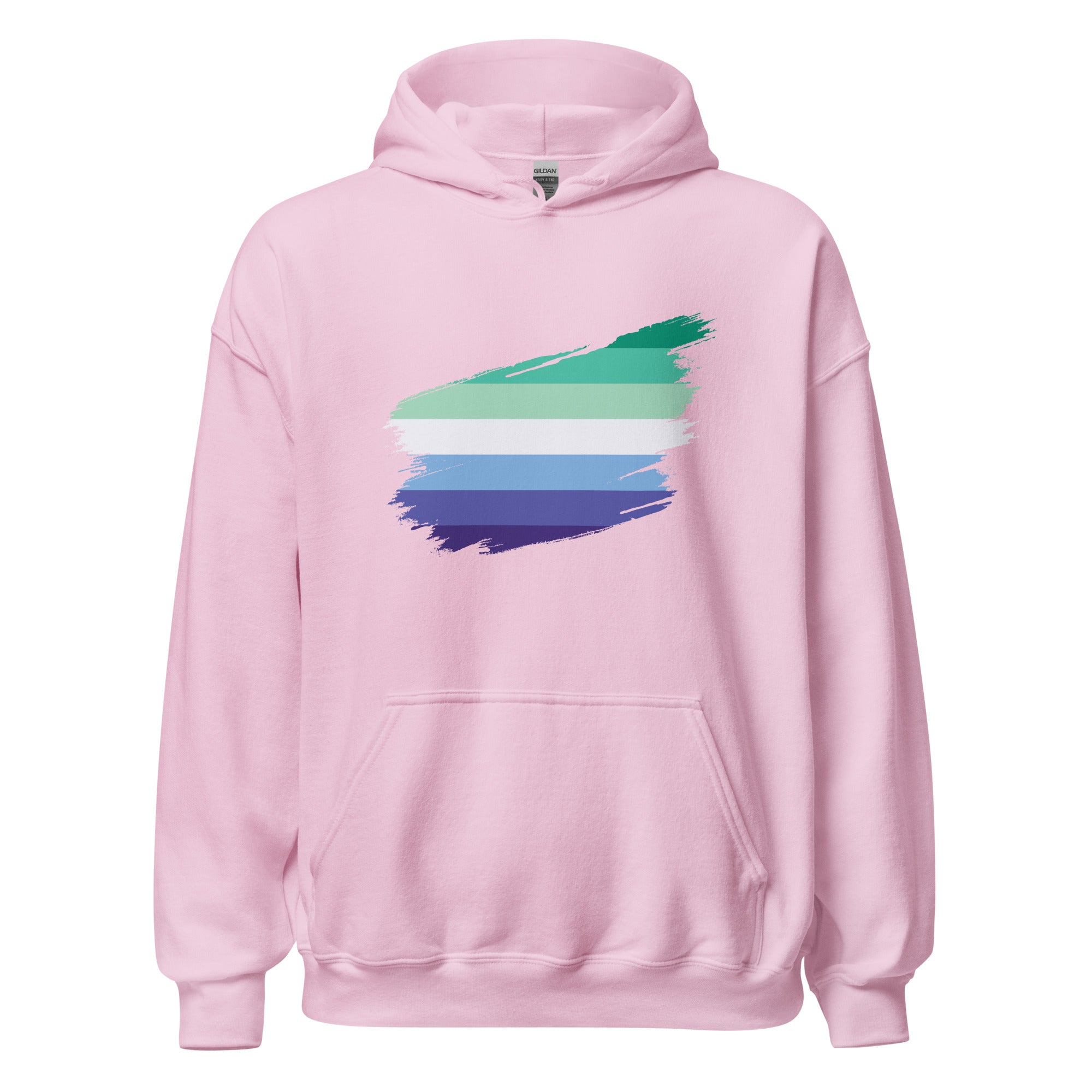 Unisex Hoodie-Gaymen Grunge Flag