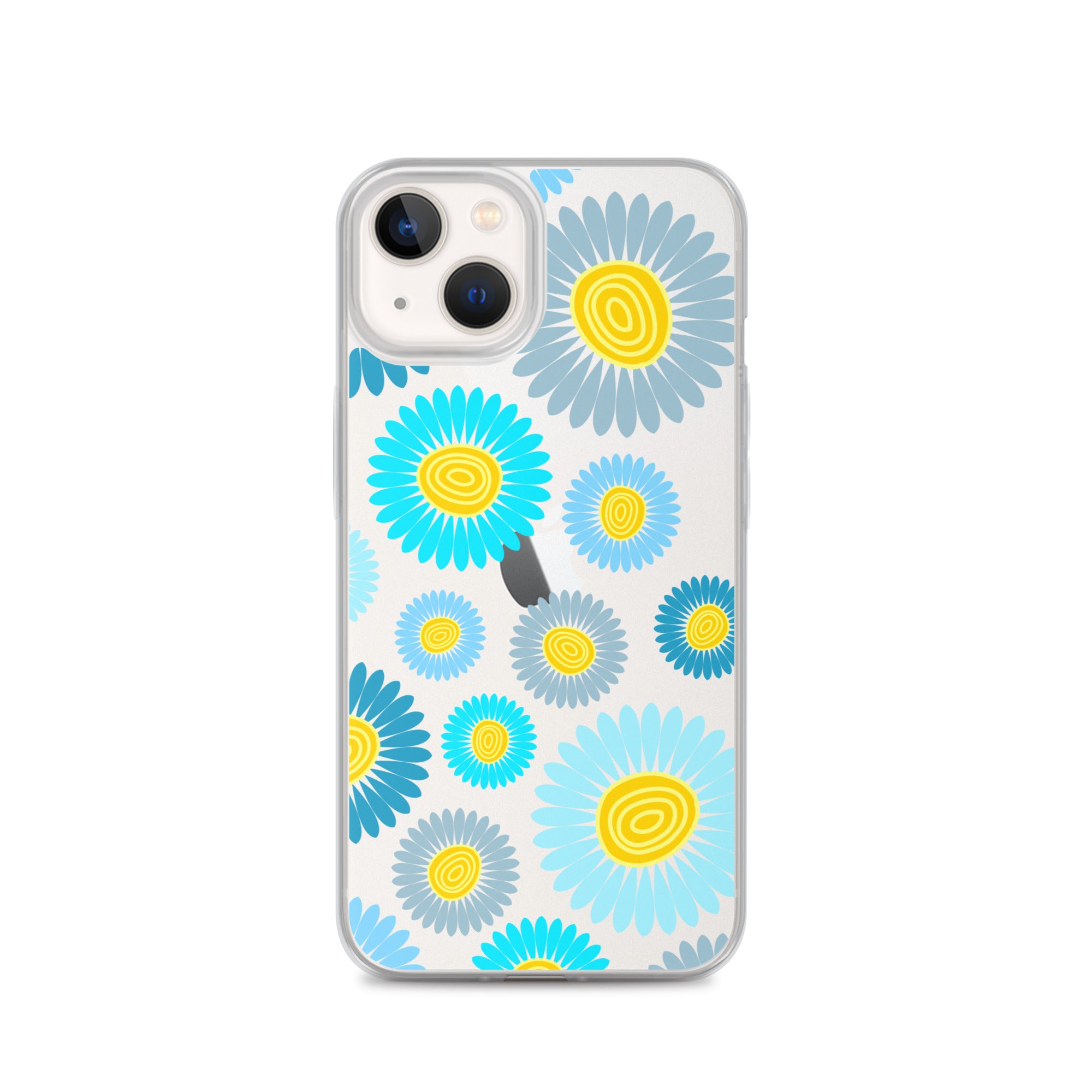 Clear Case for iPhone®- Floral Daisy Design II