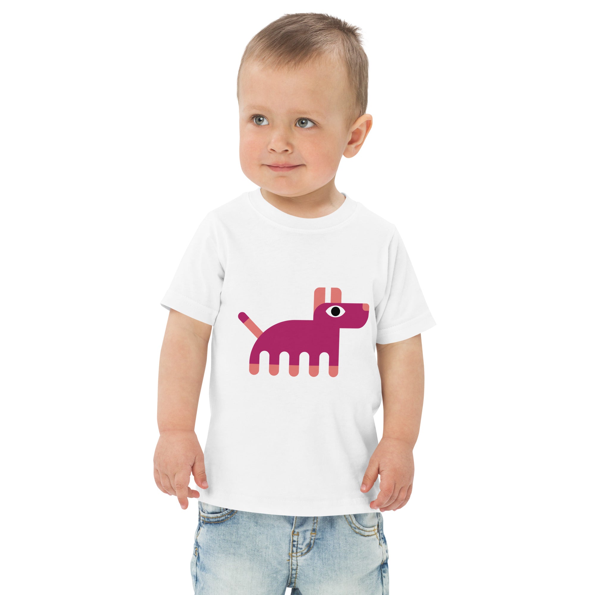 Toddler jersey t-shirt-Doggy