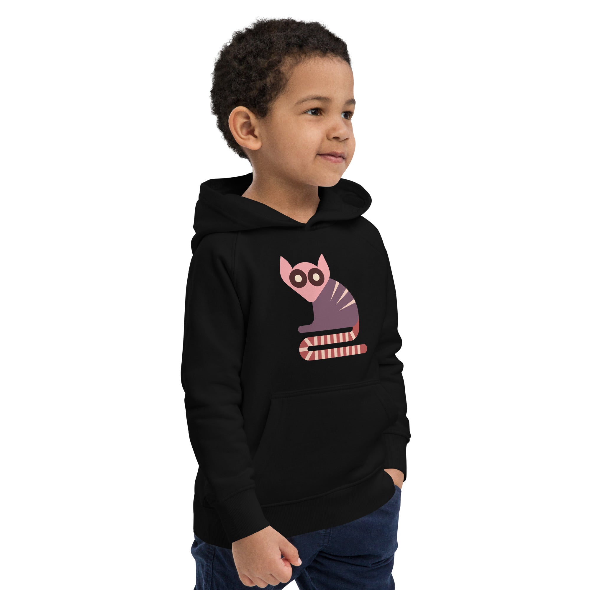 Kids eco hoodie-Lemurs