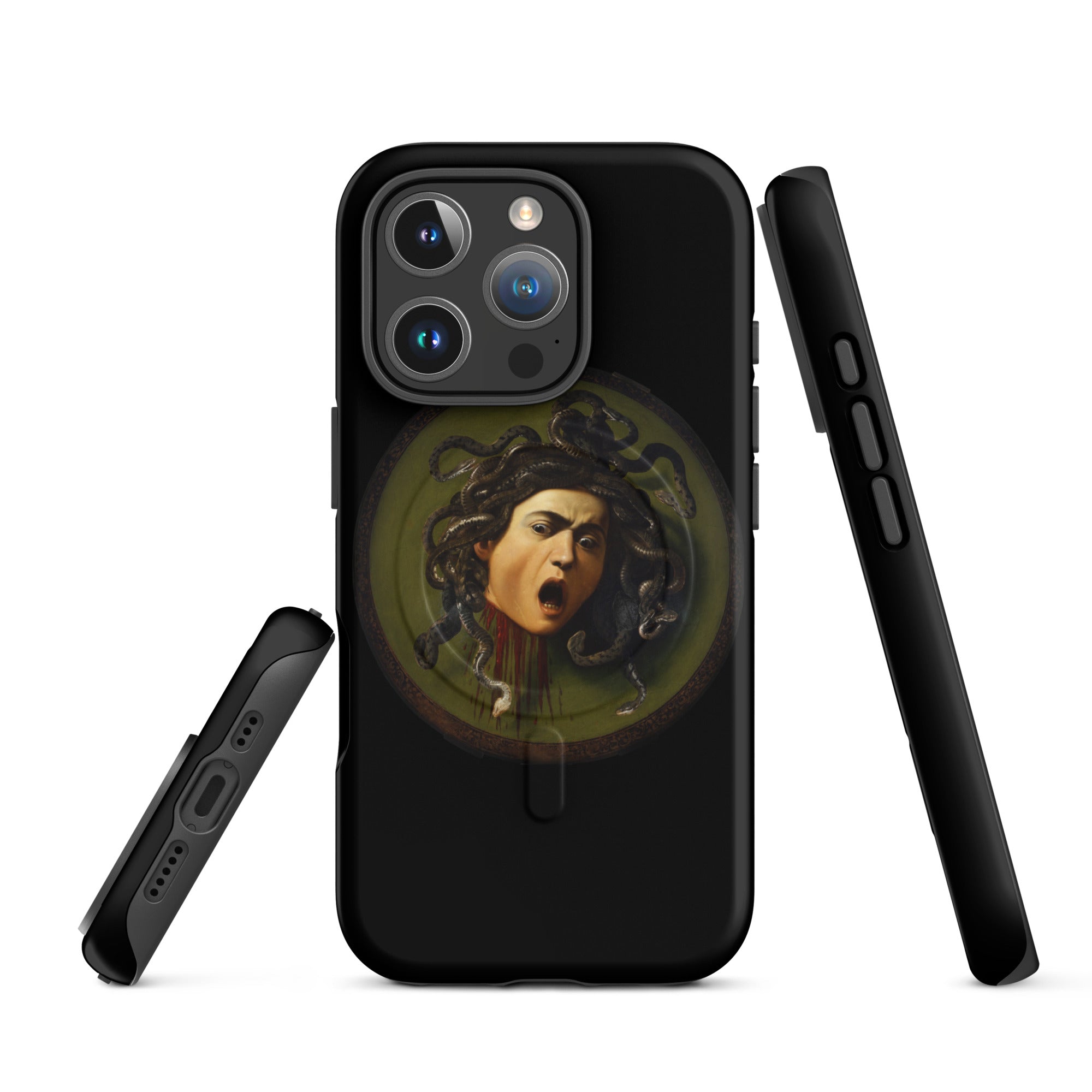 MagSafe® tough case for iPhone®-Caravaggio-Medusa 1597