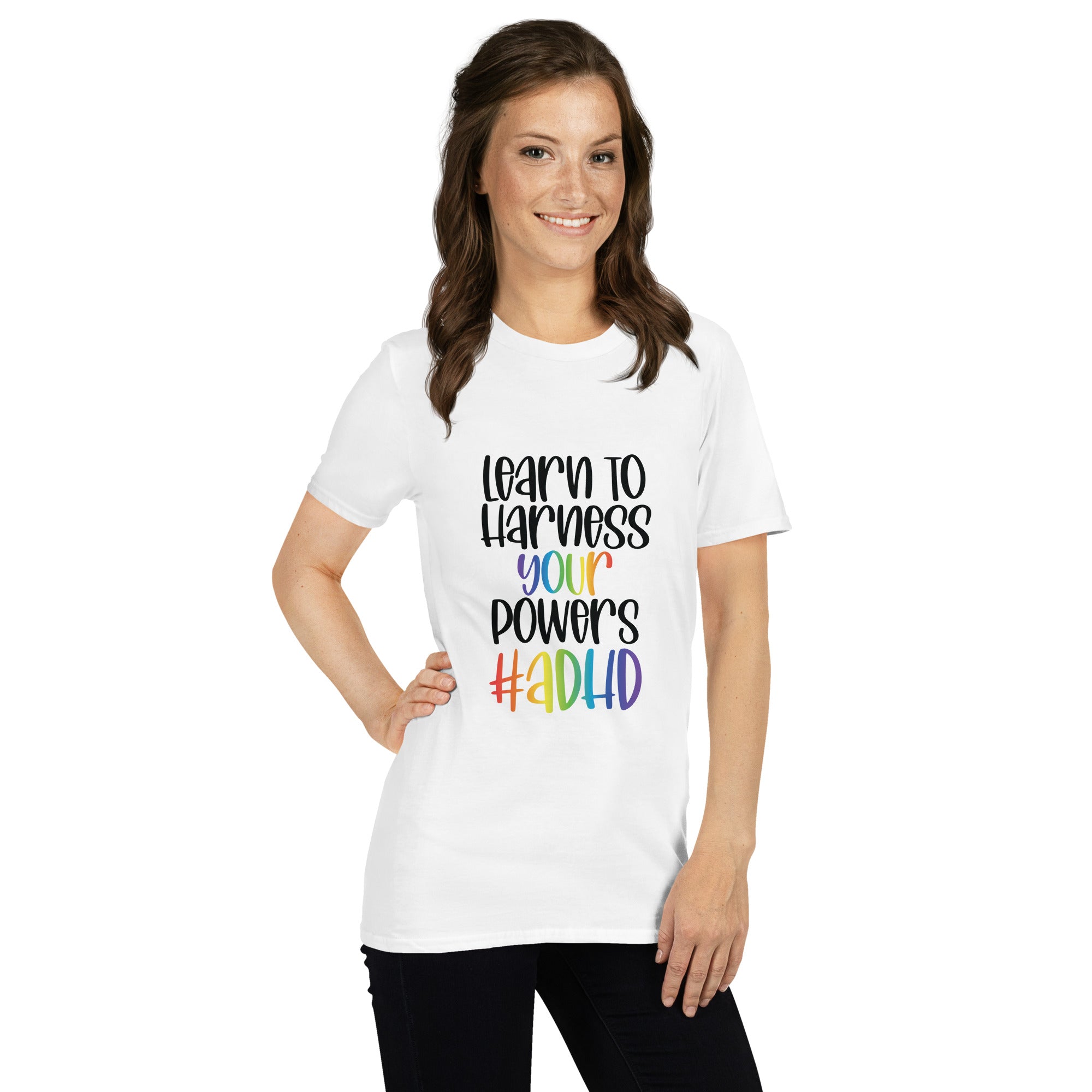 Short-Sleeve Unisex T-Shirt- ADHD- Learn To Harness the Power