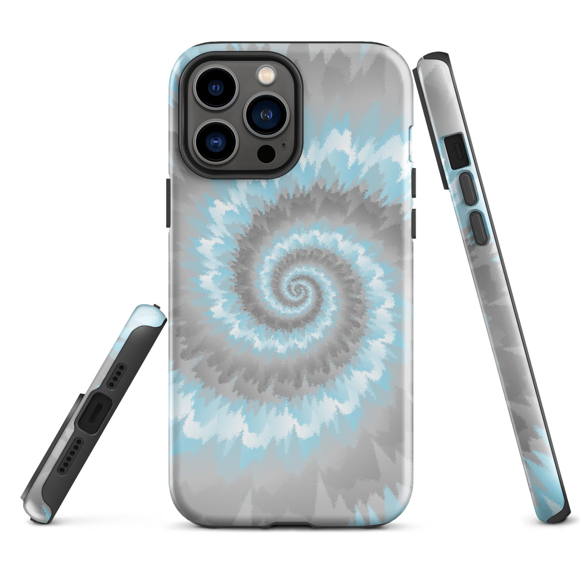 Tough Case for iPhone®-Tie Dye Spiral - Demiboy
