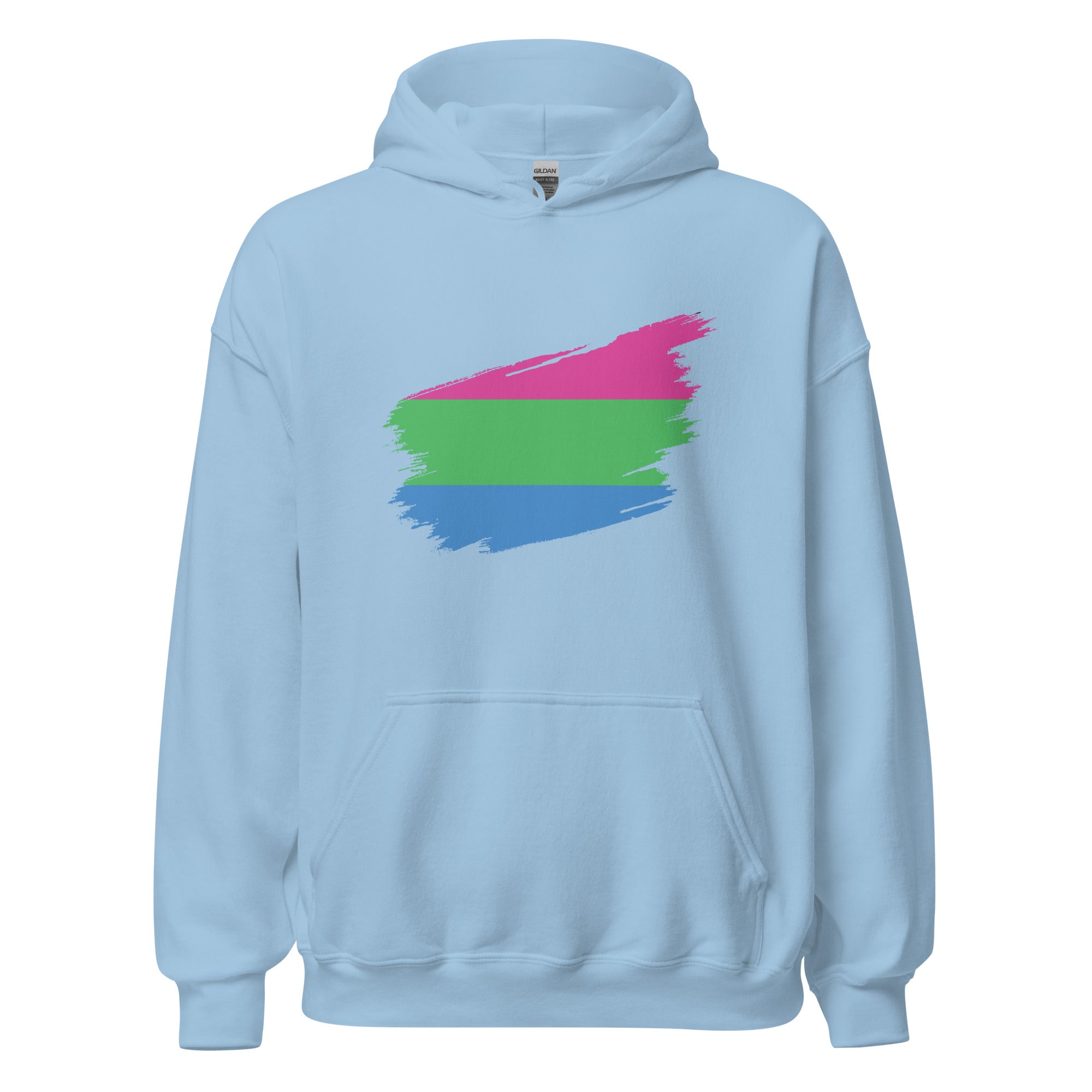 Unisex Hoodie-Polysexual Grunge Flag