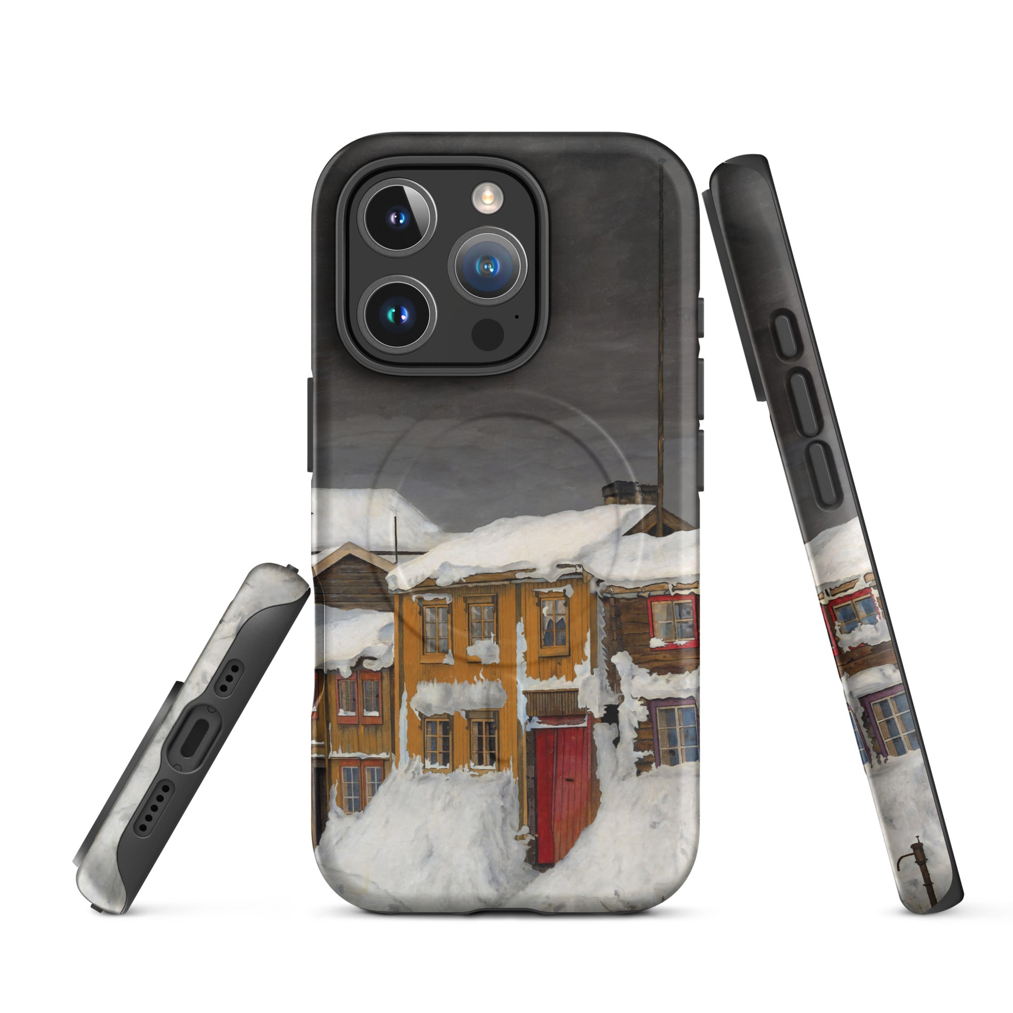 MagSafe® Tough case for iPhone®-Streets in Rros in Winter