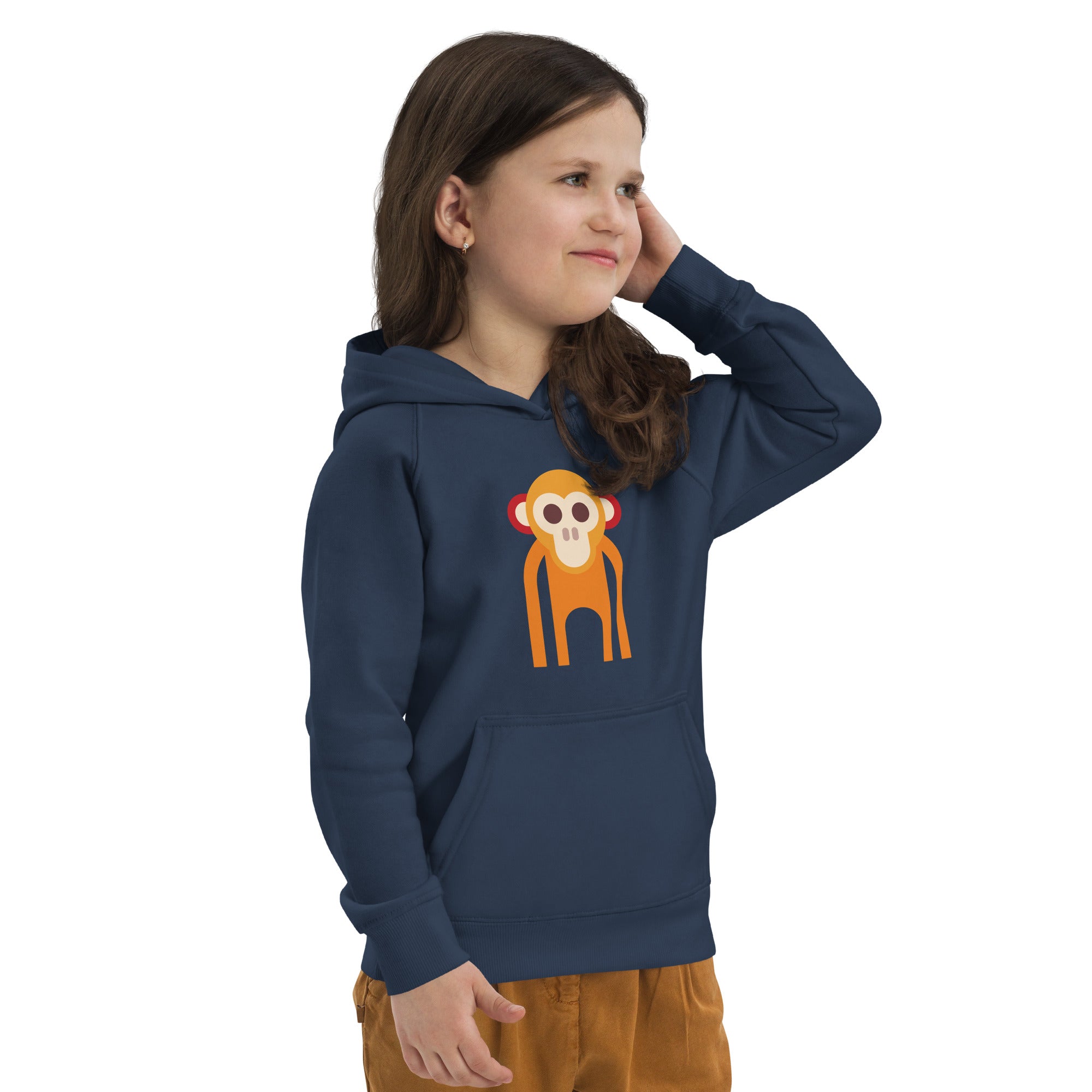 Kids eco hoodie-Monkey I