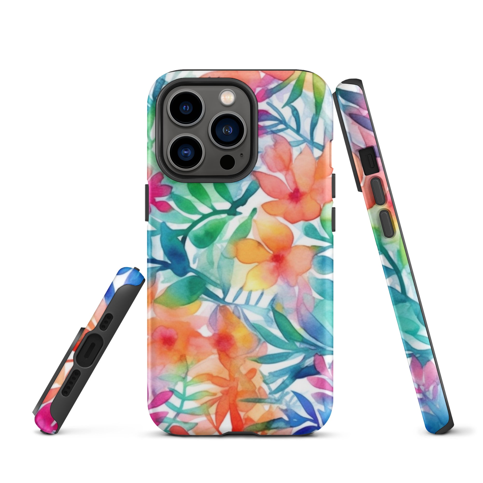 Tough Case for iPhone®- Floral Pattern III