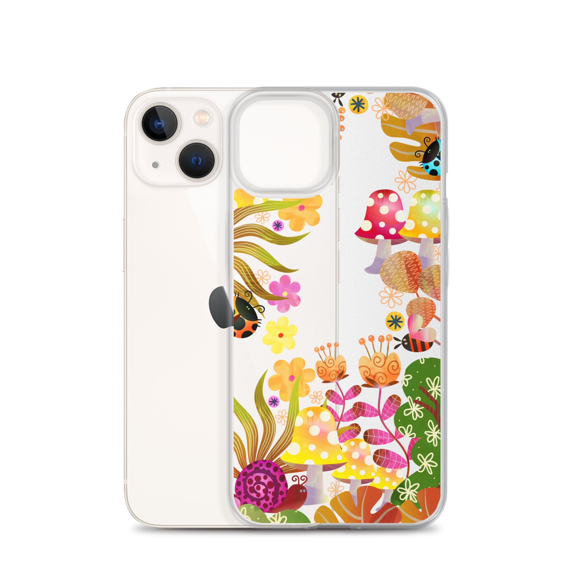 Clear Case for iPhone®- Enchanted Forest Design VI