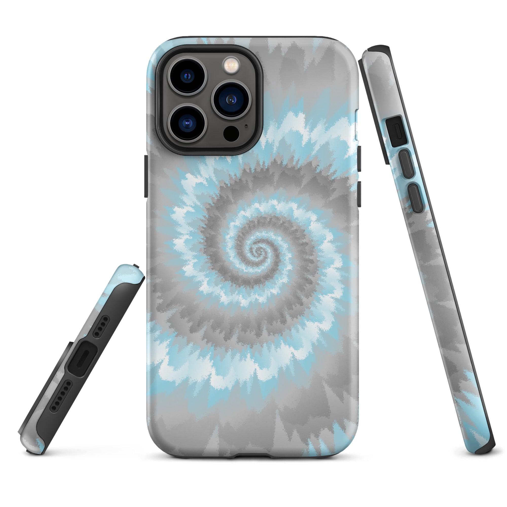 Tough Case for iPhone®-Tie Dye Spiral - Demiboy