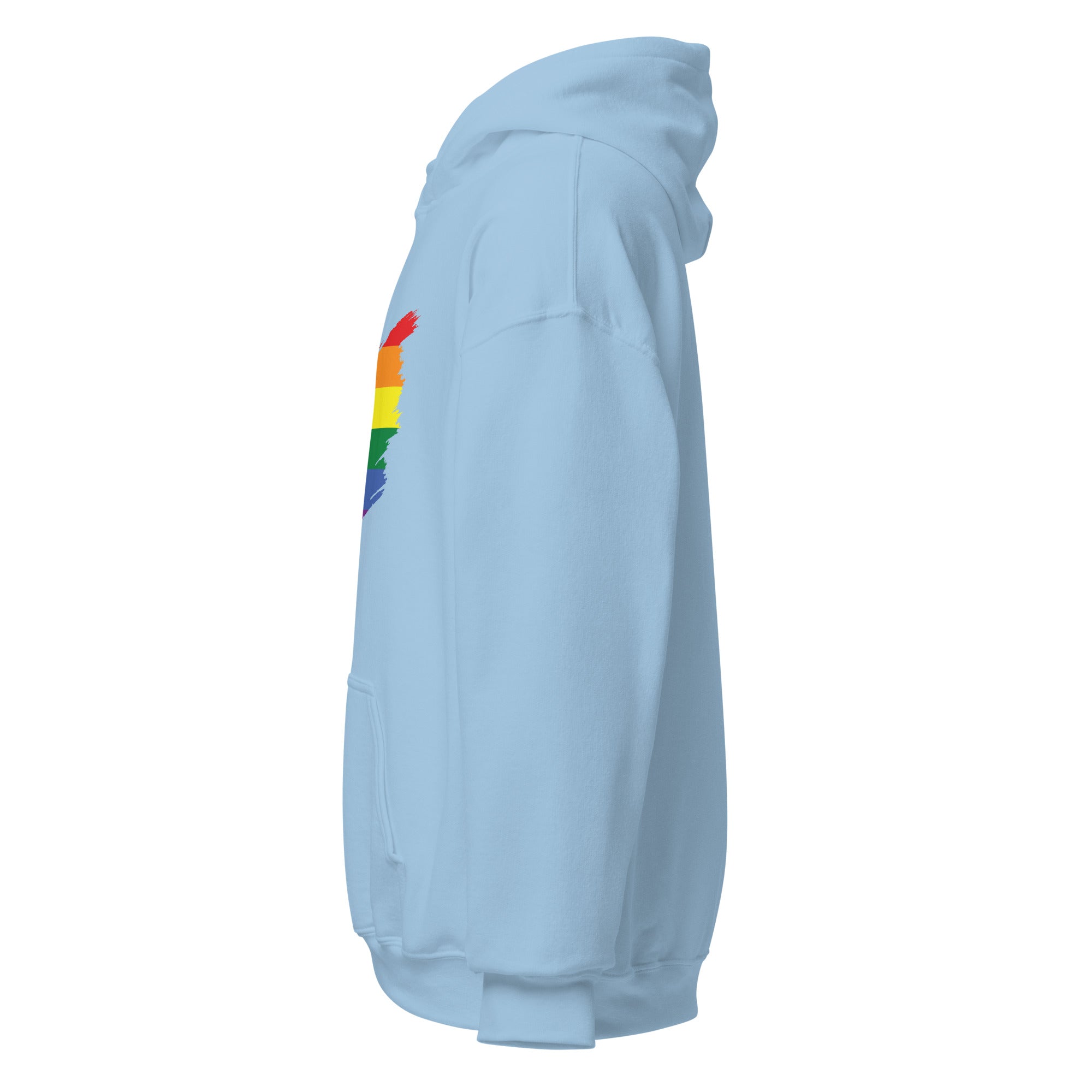 Unisex Hoodie-Progress Pride Grunge Flag