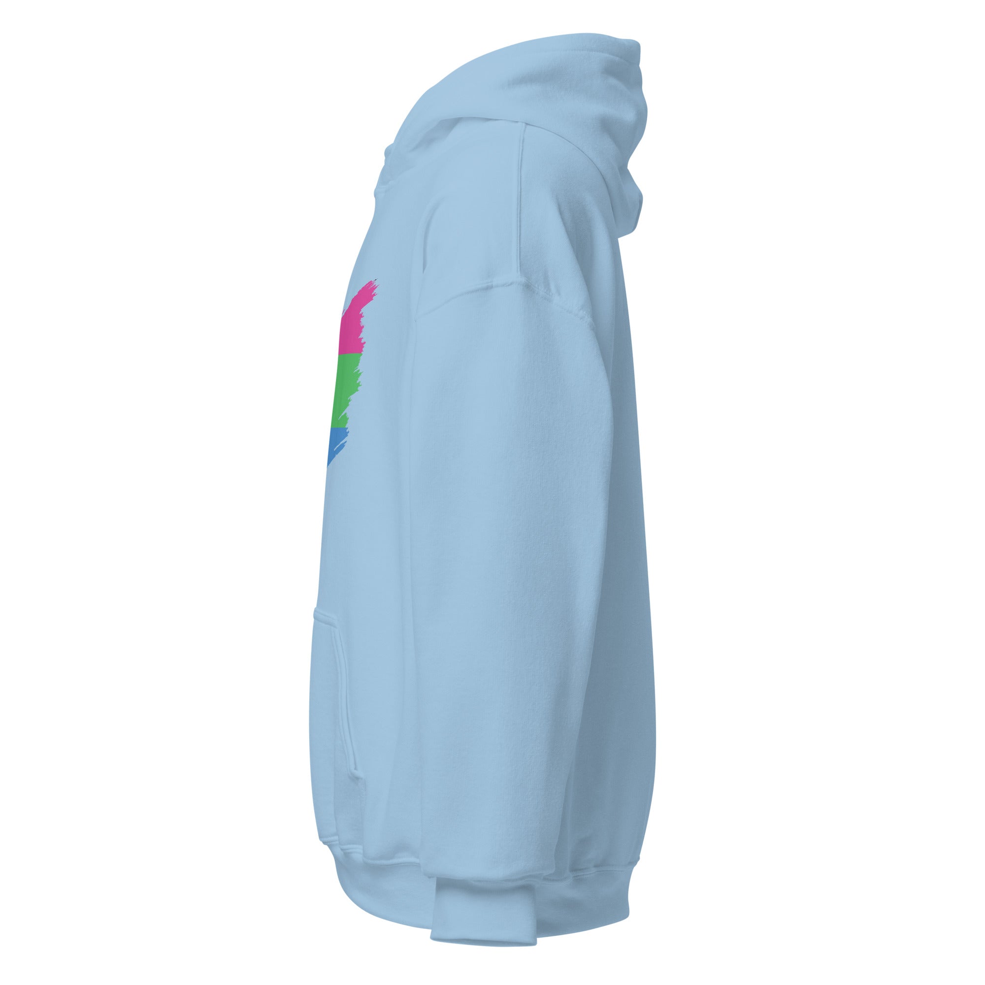 Unisex Hoodie-Polysexual Grunge Flag