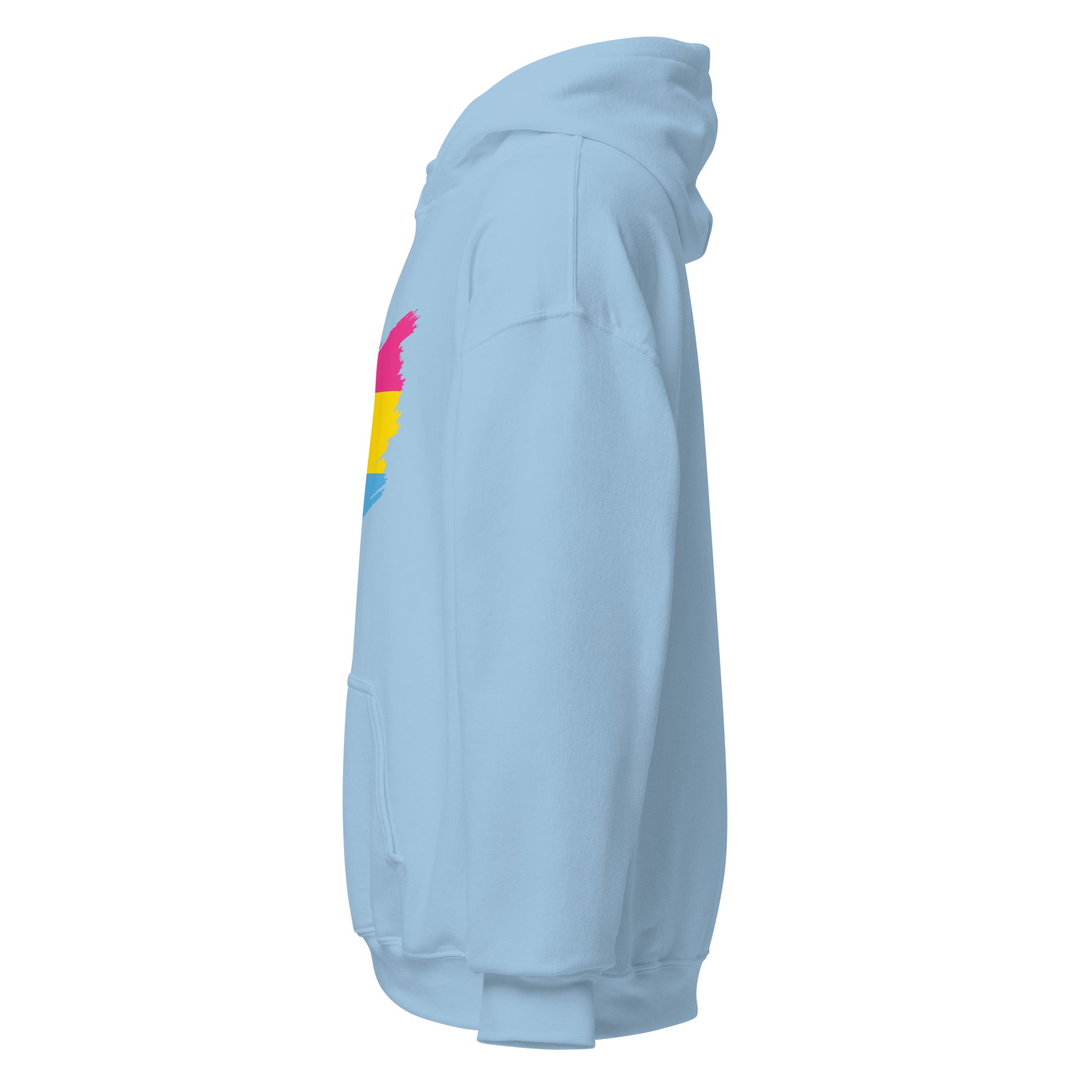 Unisex Hoodie-Pansexual Grunge Flag