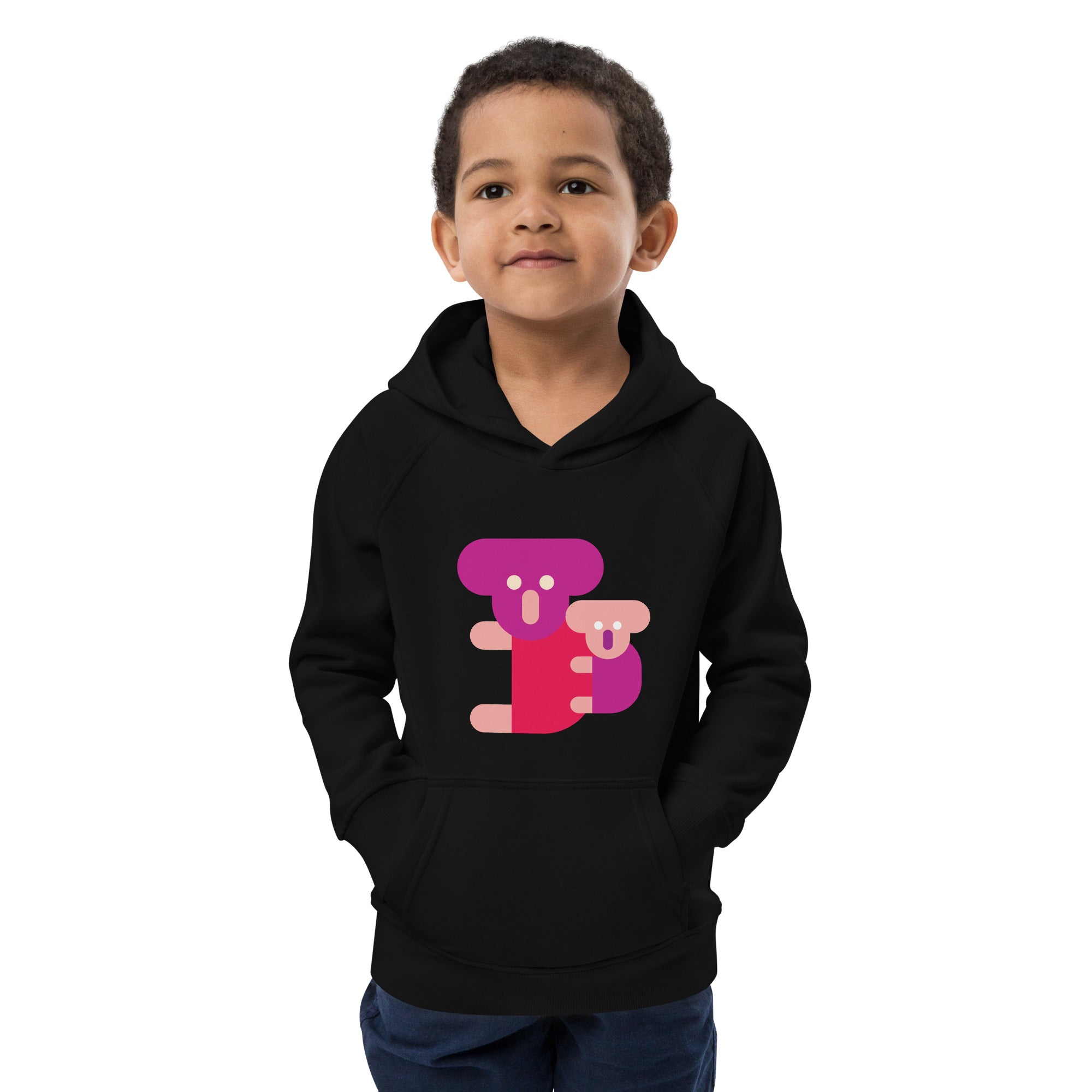 Kids eco hoodie-Panda