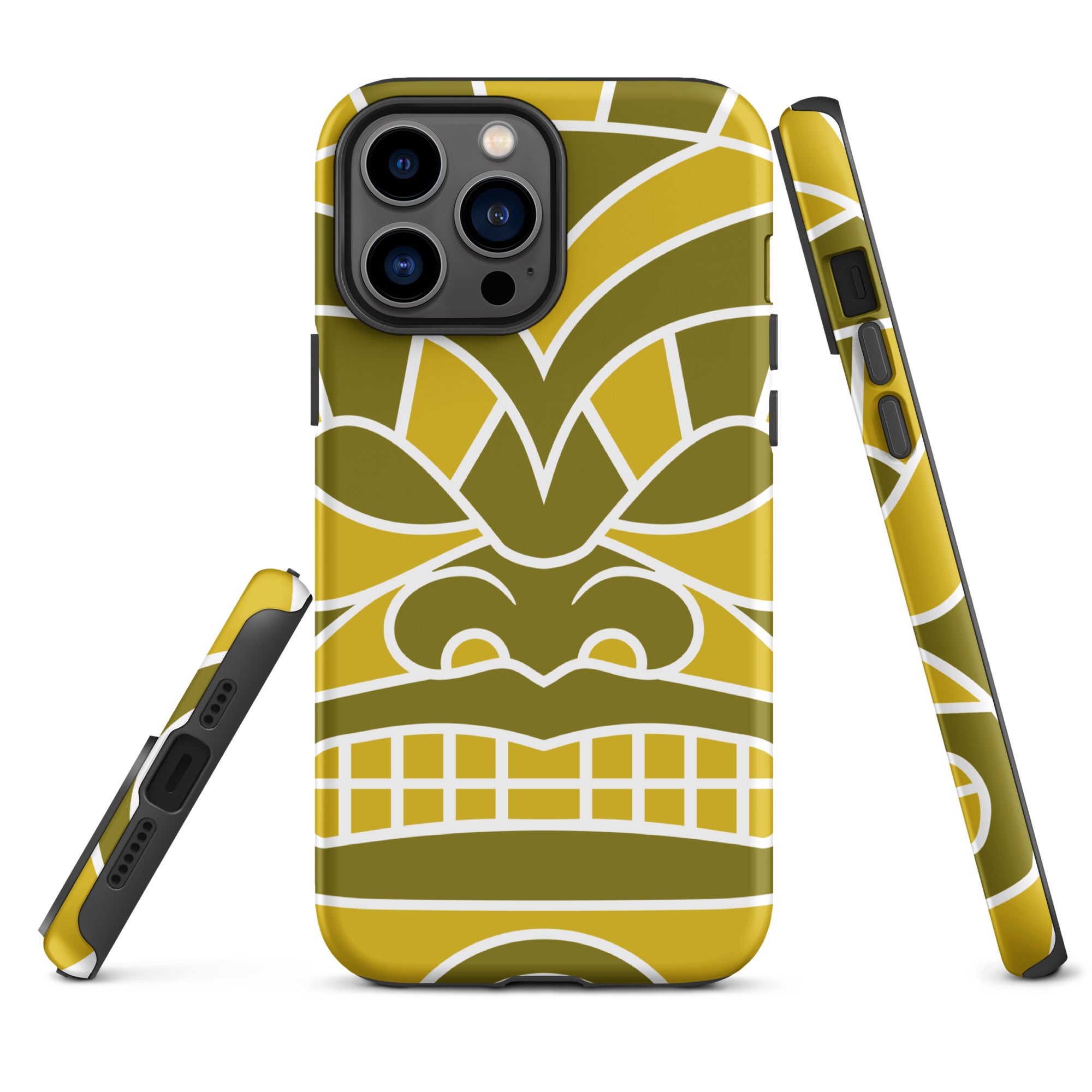 Tough Case for iPhone®- Totem Mask Yellow