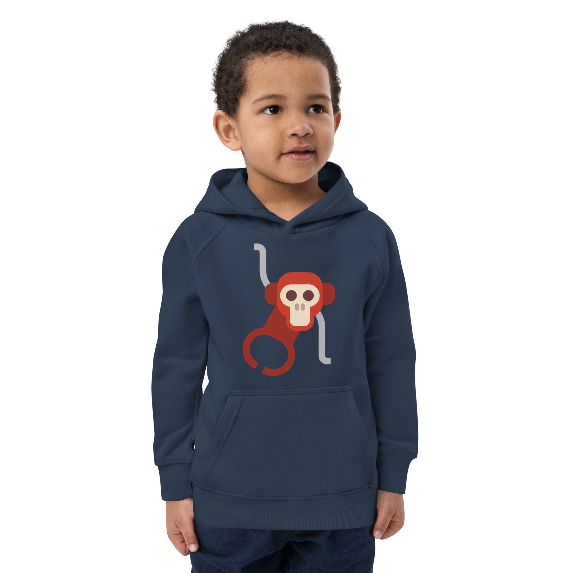 Kids eco hoodie-Monkey II