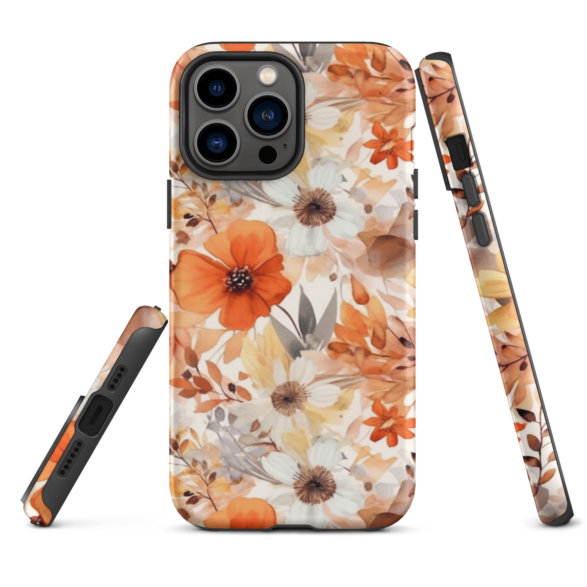 Tough Case for iPhone®- Floral Pattern I