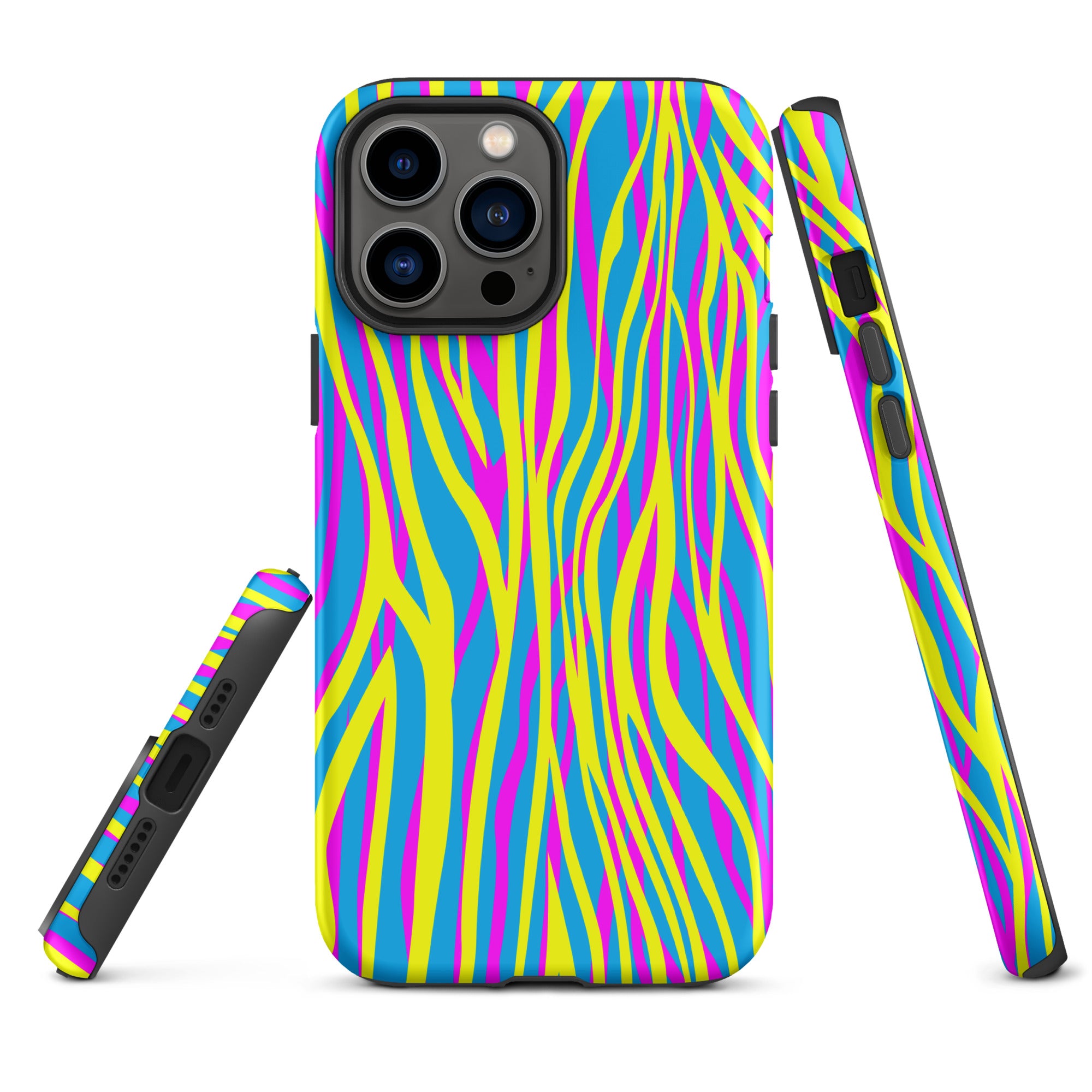 Tough Case for iPhone®- Funky Zebra Pattern IV