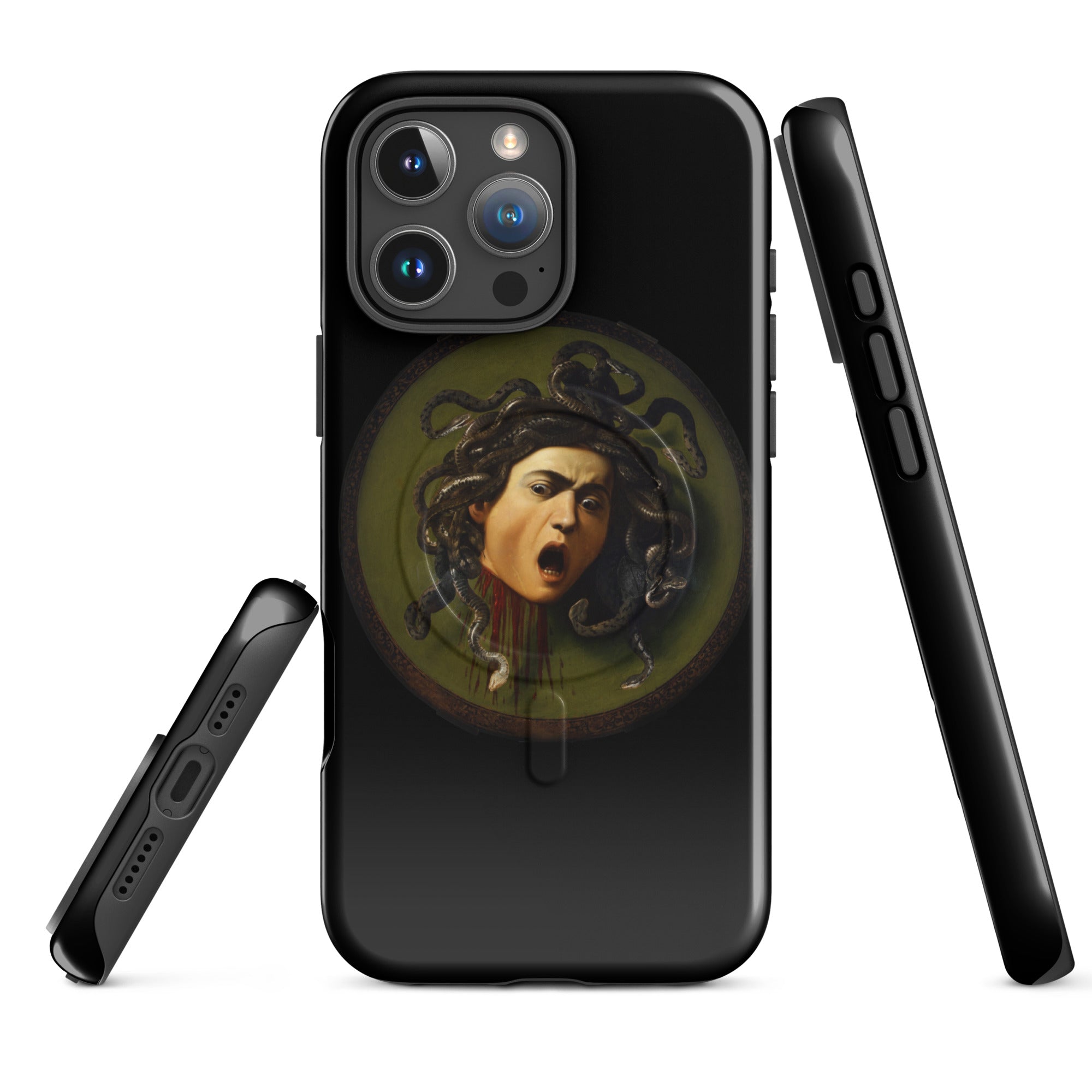 MagSafe® tough case for iPhone®-Caravaggio-Medusa 1597