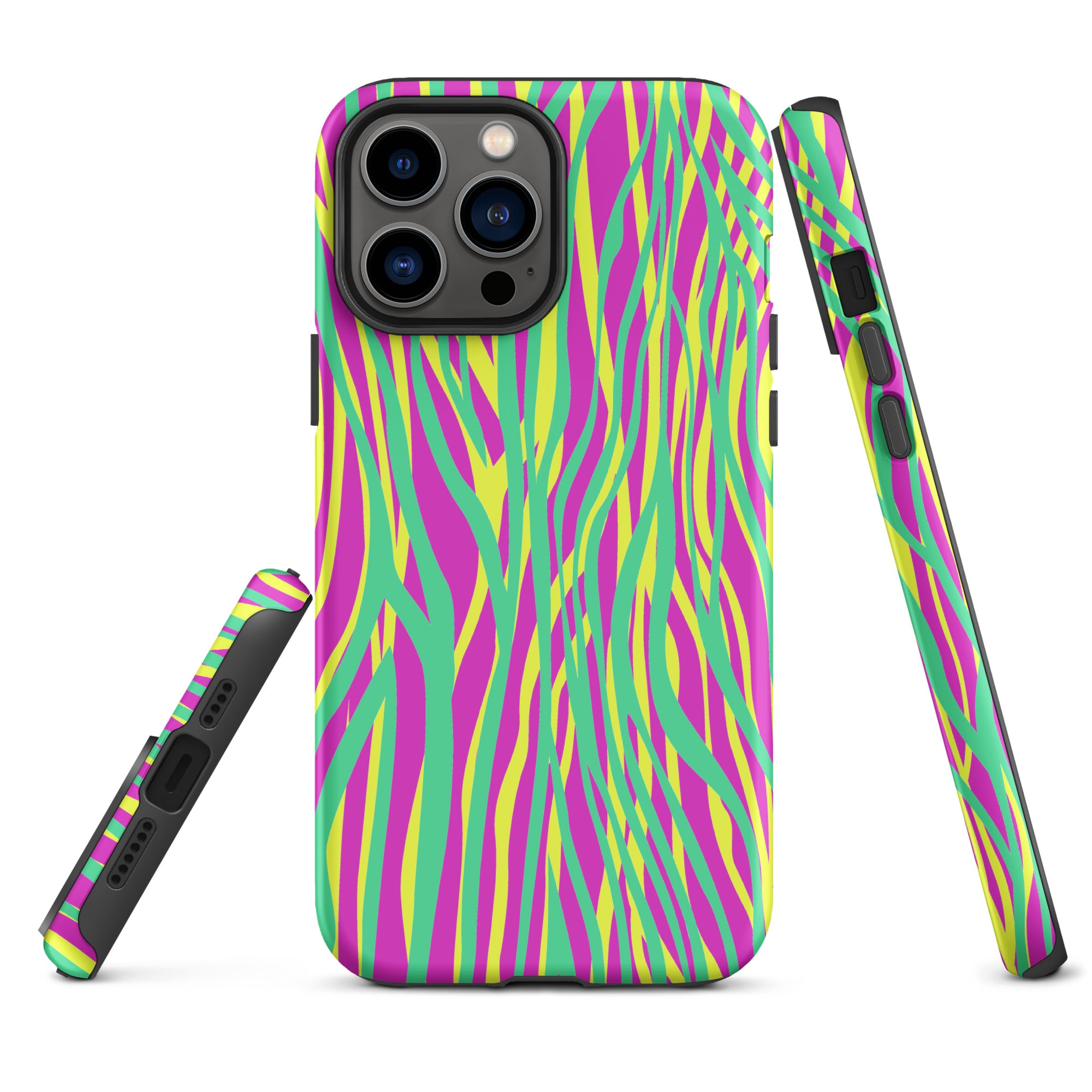 Tough Case for iPhone®- Funky Zebra Pattern II