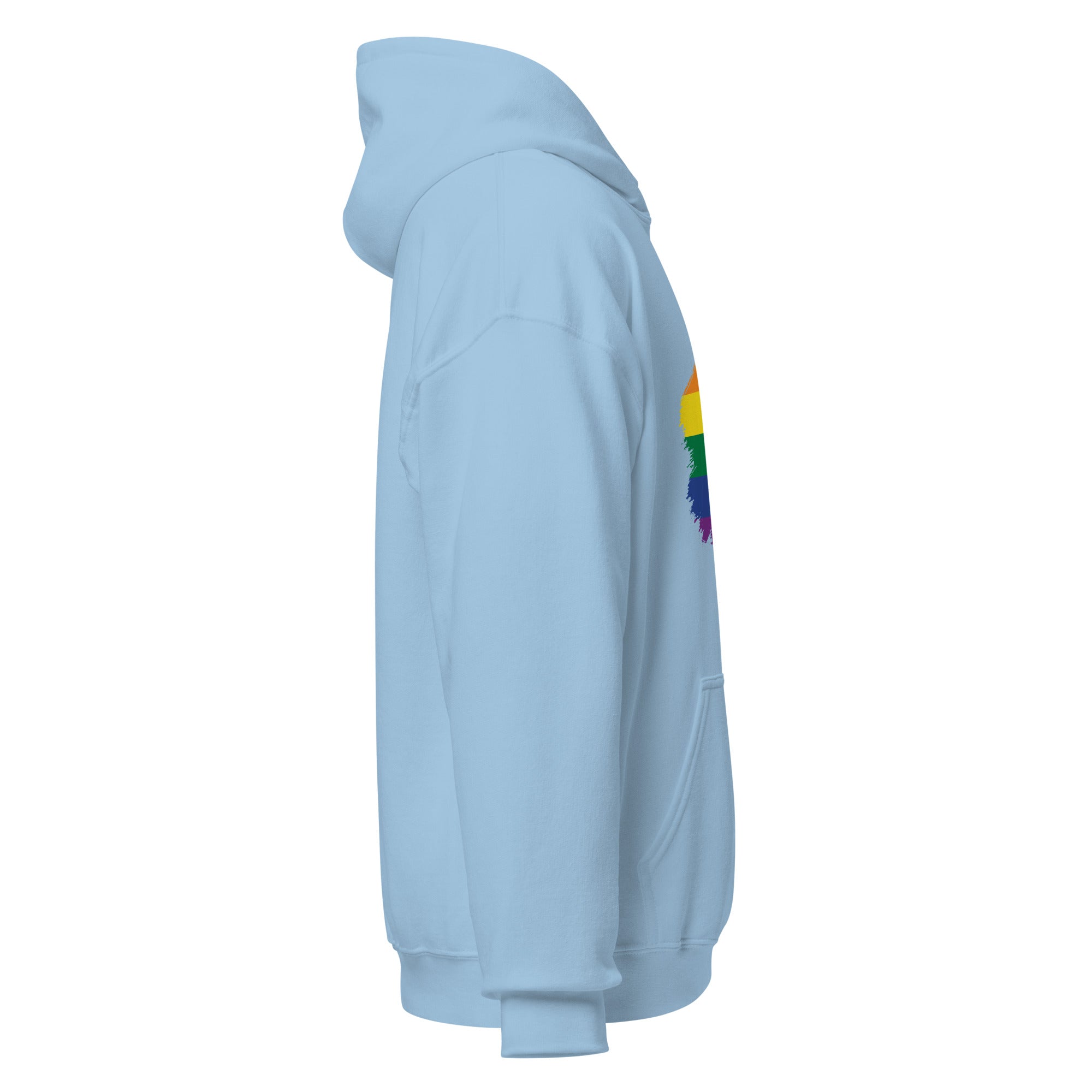 Unisex Hoodie-Pride Rainbow Grunge Flag