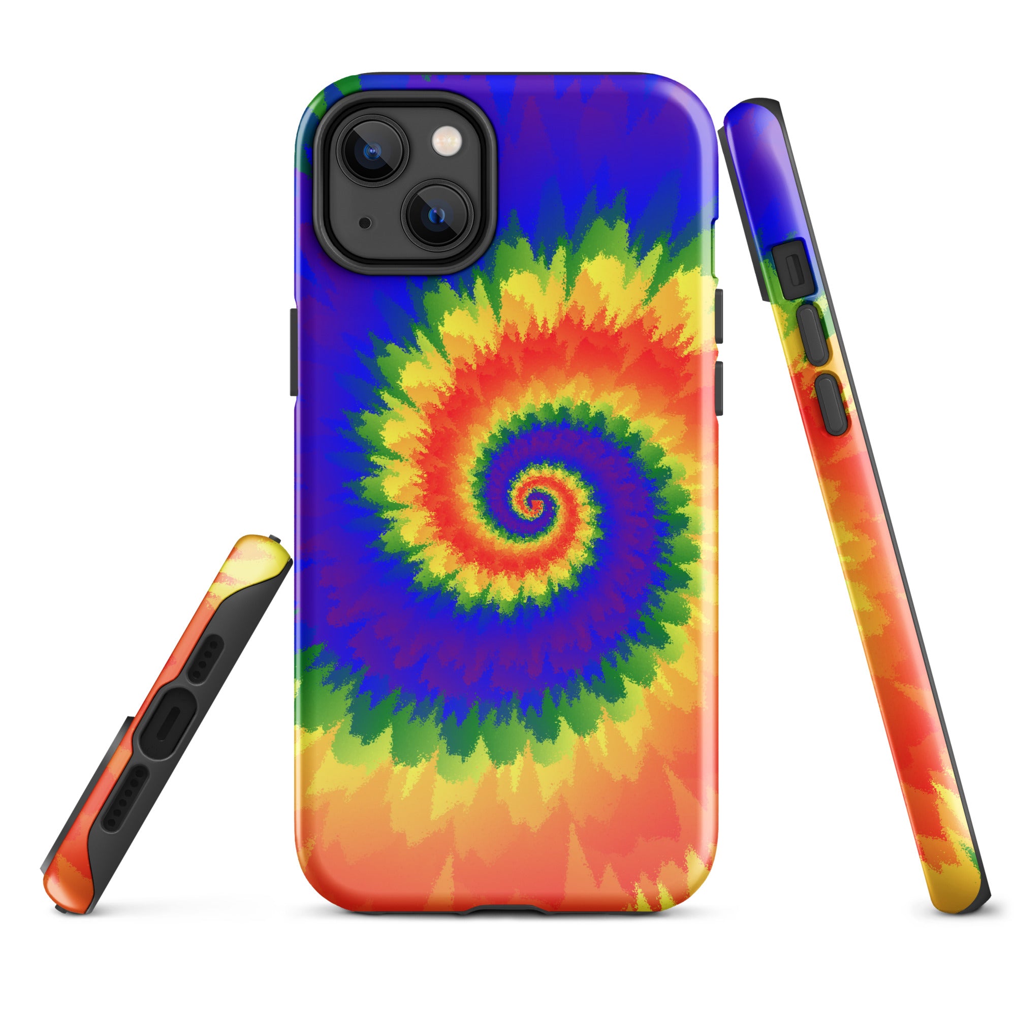 Tough Case for iPhone®-Tie Dye Spiral - LGBTQ