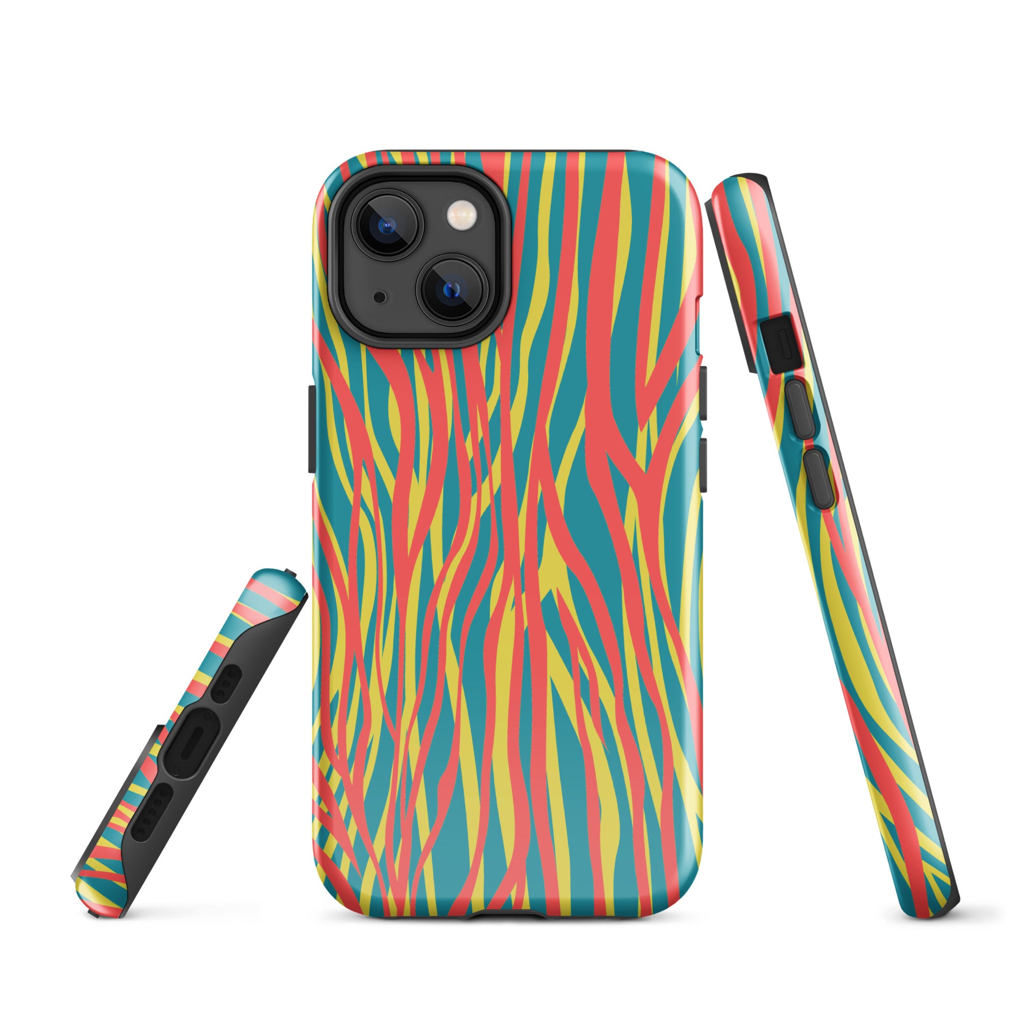 Tough Case for iPhone®- Funky Zebra Pattern III