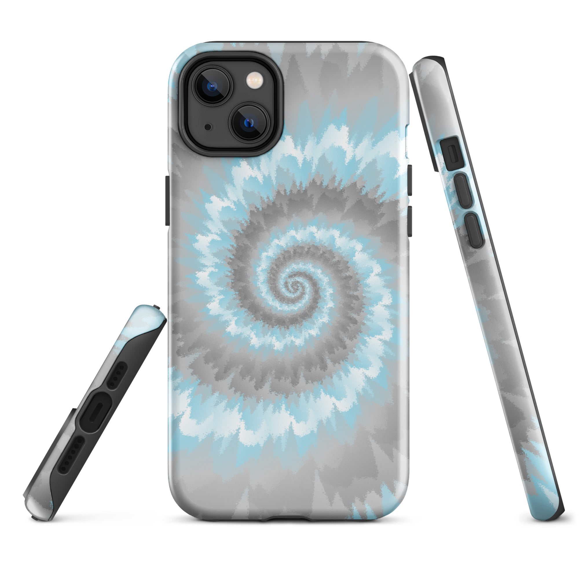 Tough Case for iPhone®-Tie Dye Spiral - Demiboy
