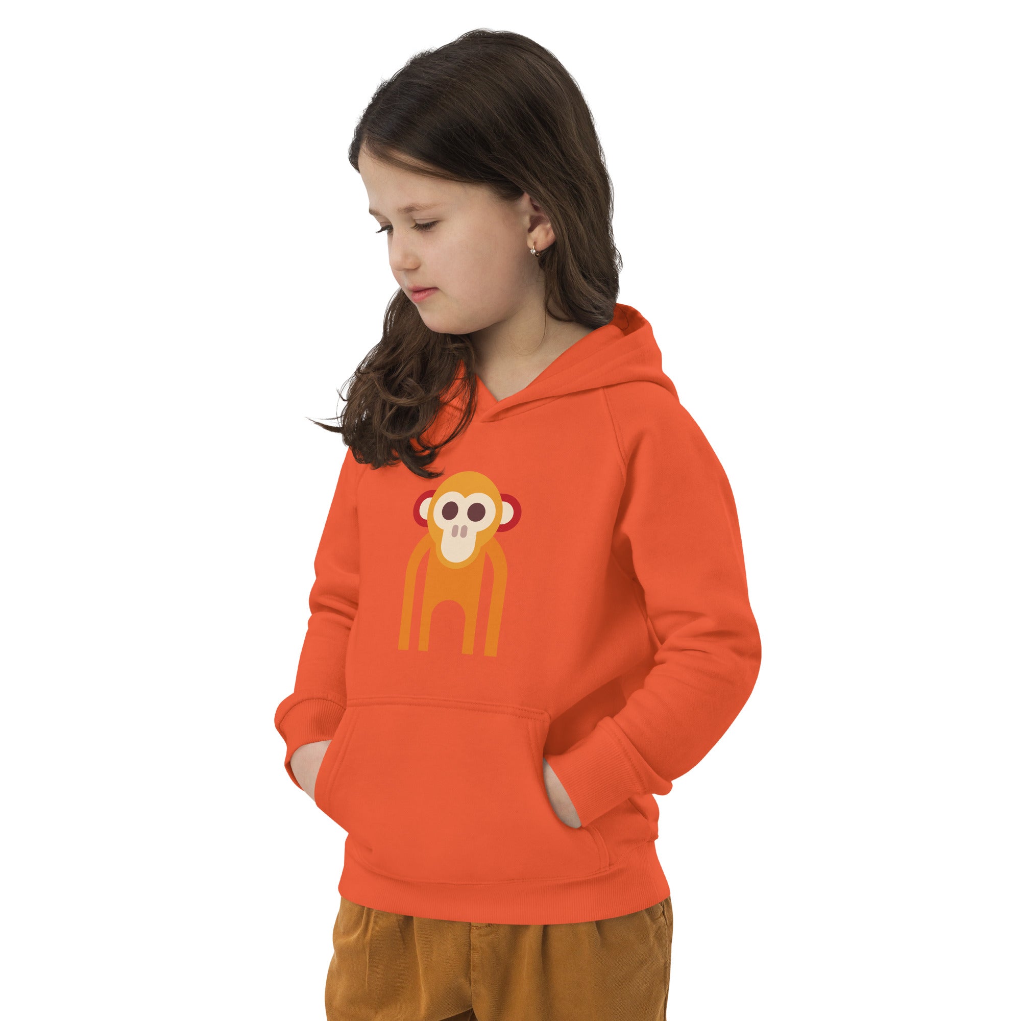 Kids eco hoodie-Monkey I