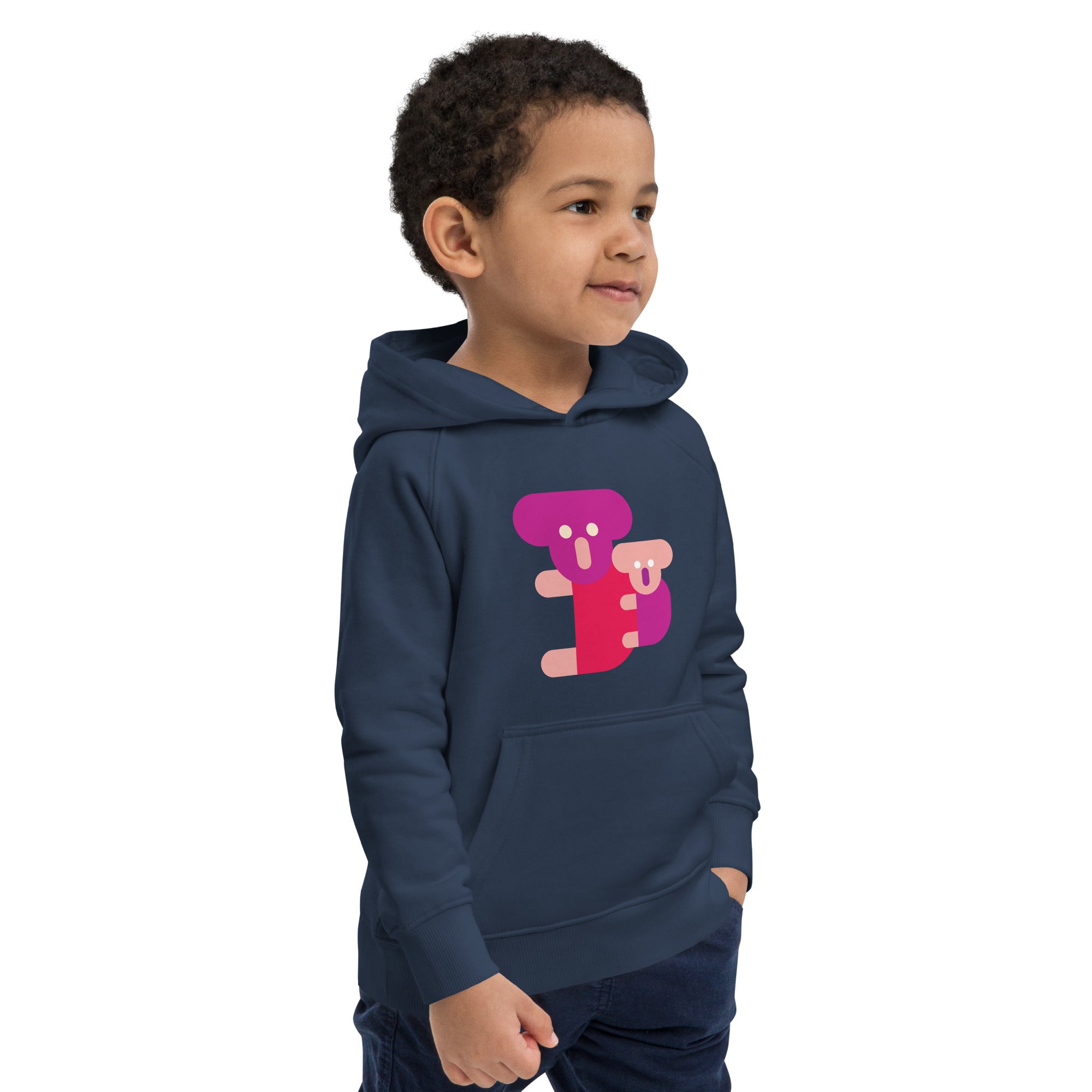 Kids eco hoodie-Panda