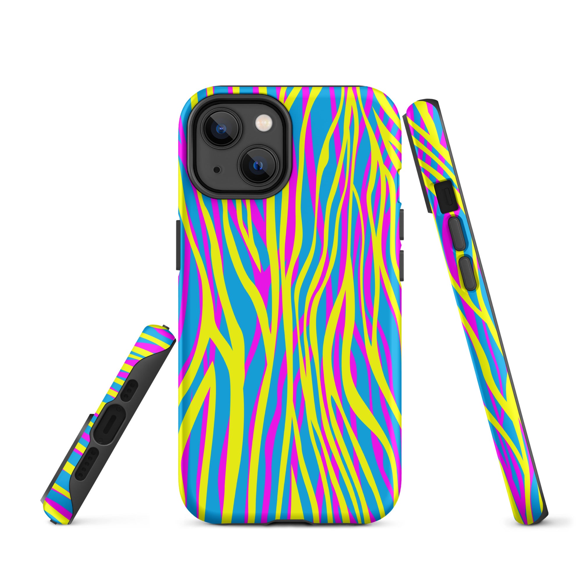 Tough Case for iPhone®- Funky Zebra Pattern IV