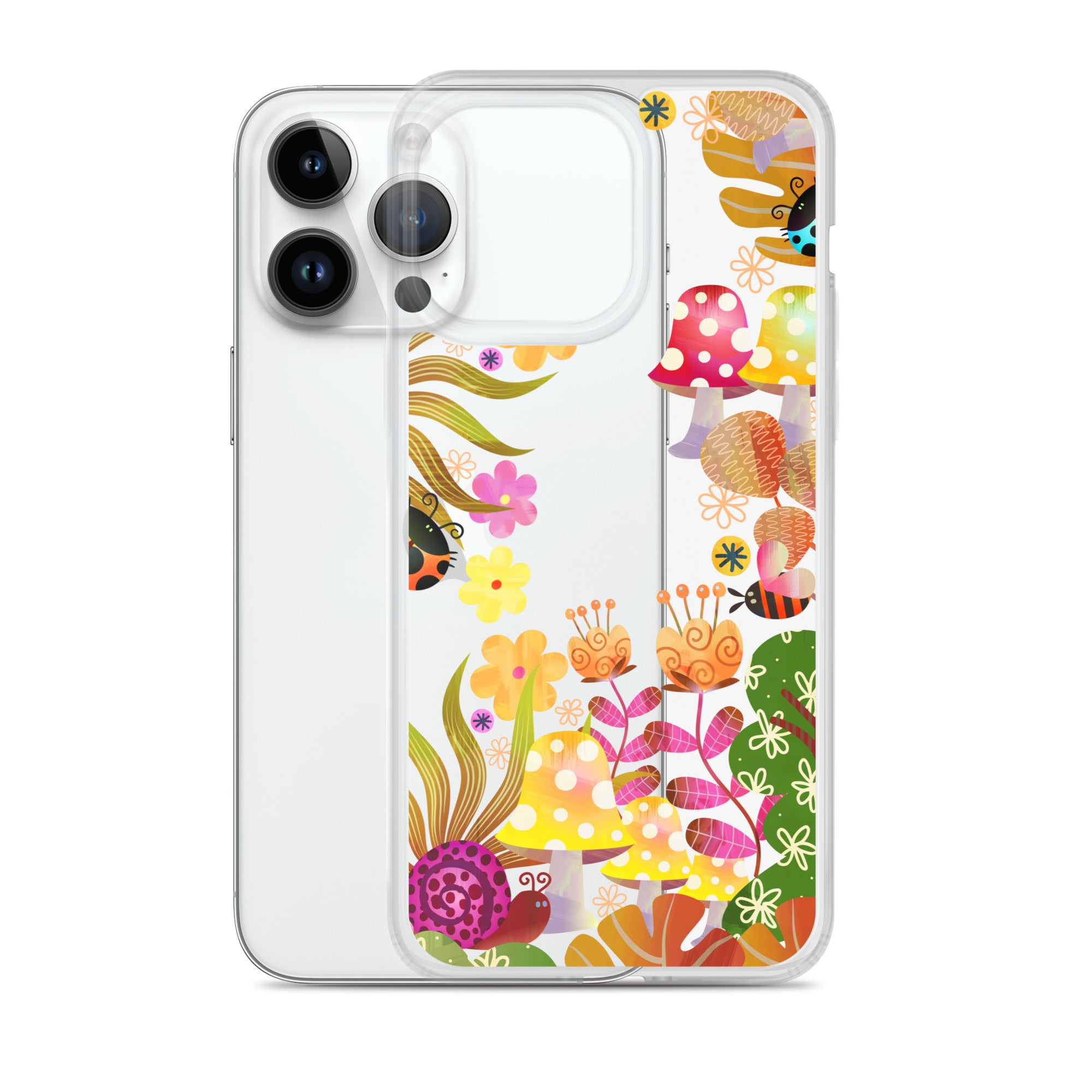 Clear Case for iPhone®- Enchanted Forest Design VI