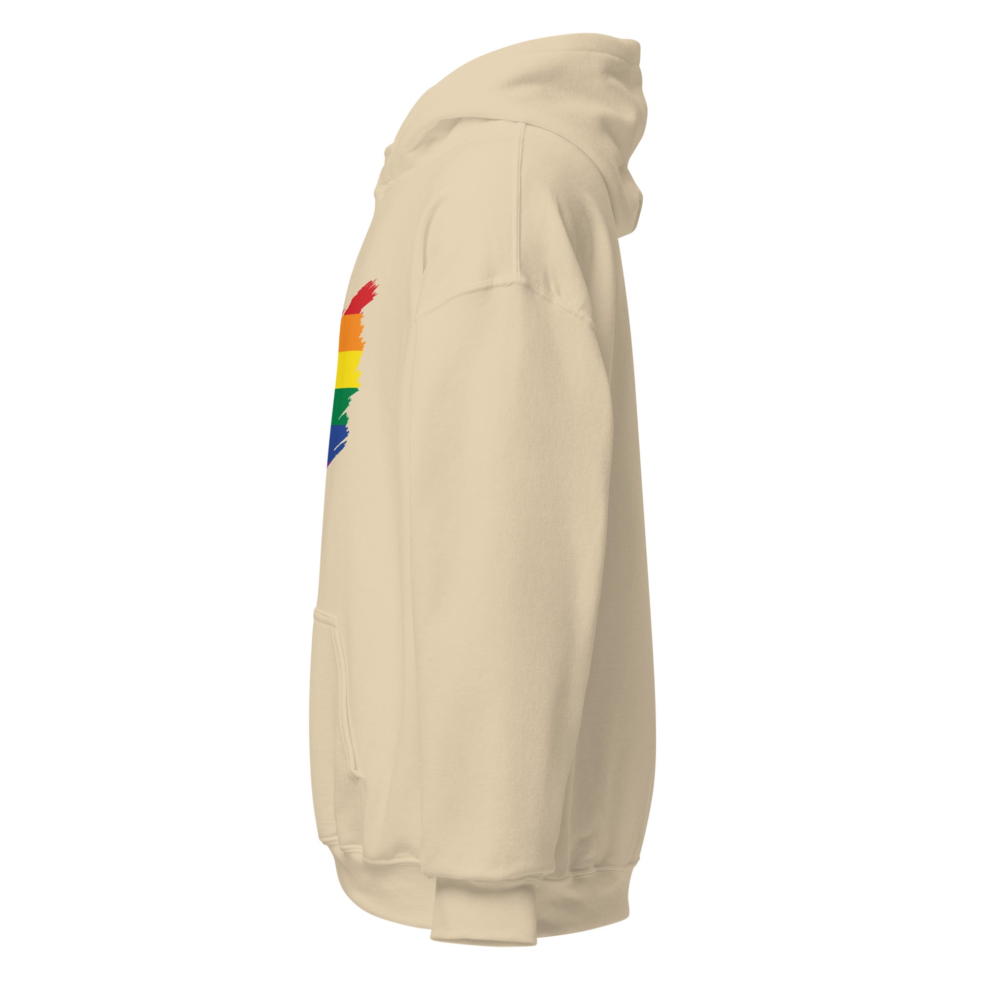 Unisex Hoodie-Pride Rainbow Grunge Flag