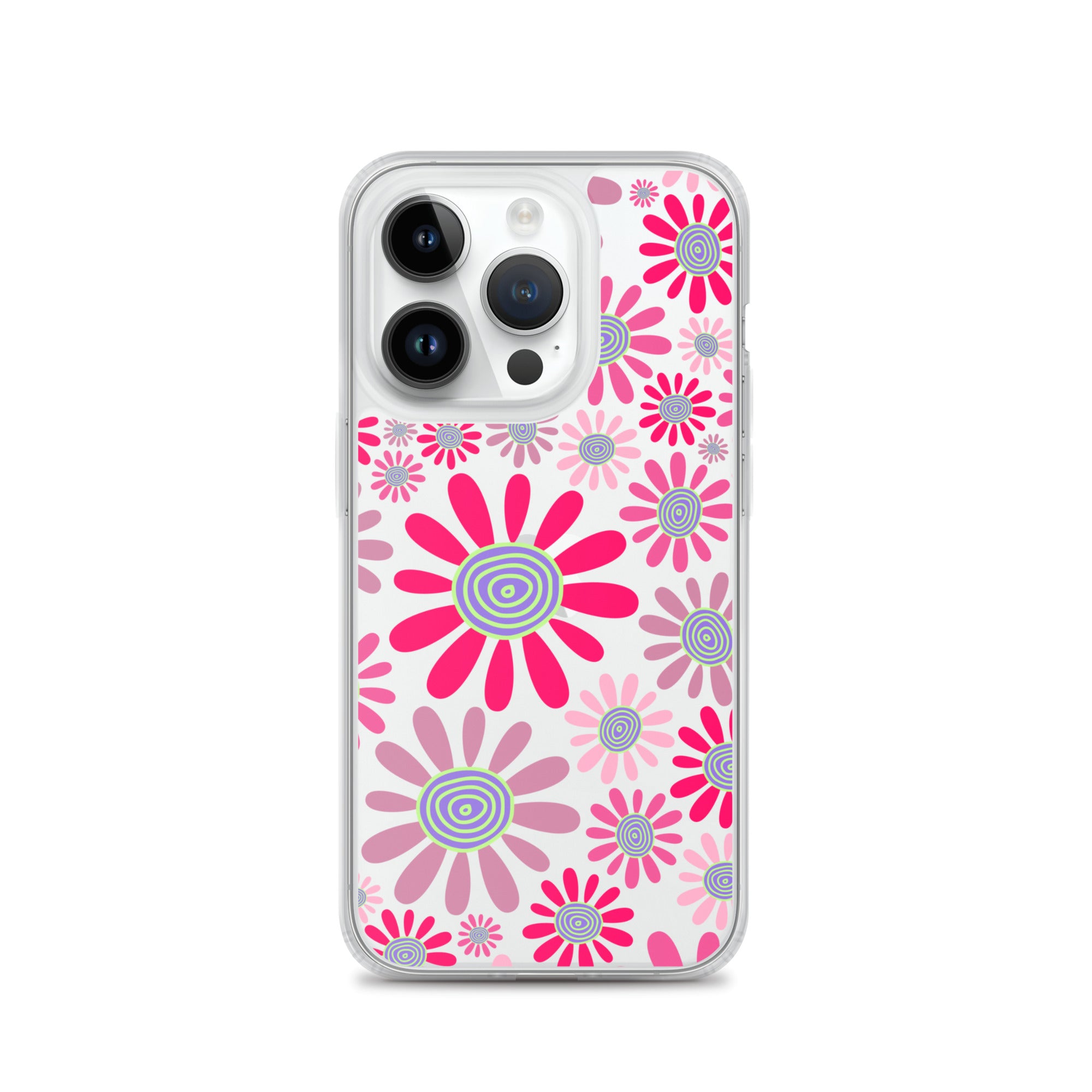Clear Case for iPhone®- Floral Daisy Design I