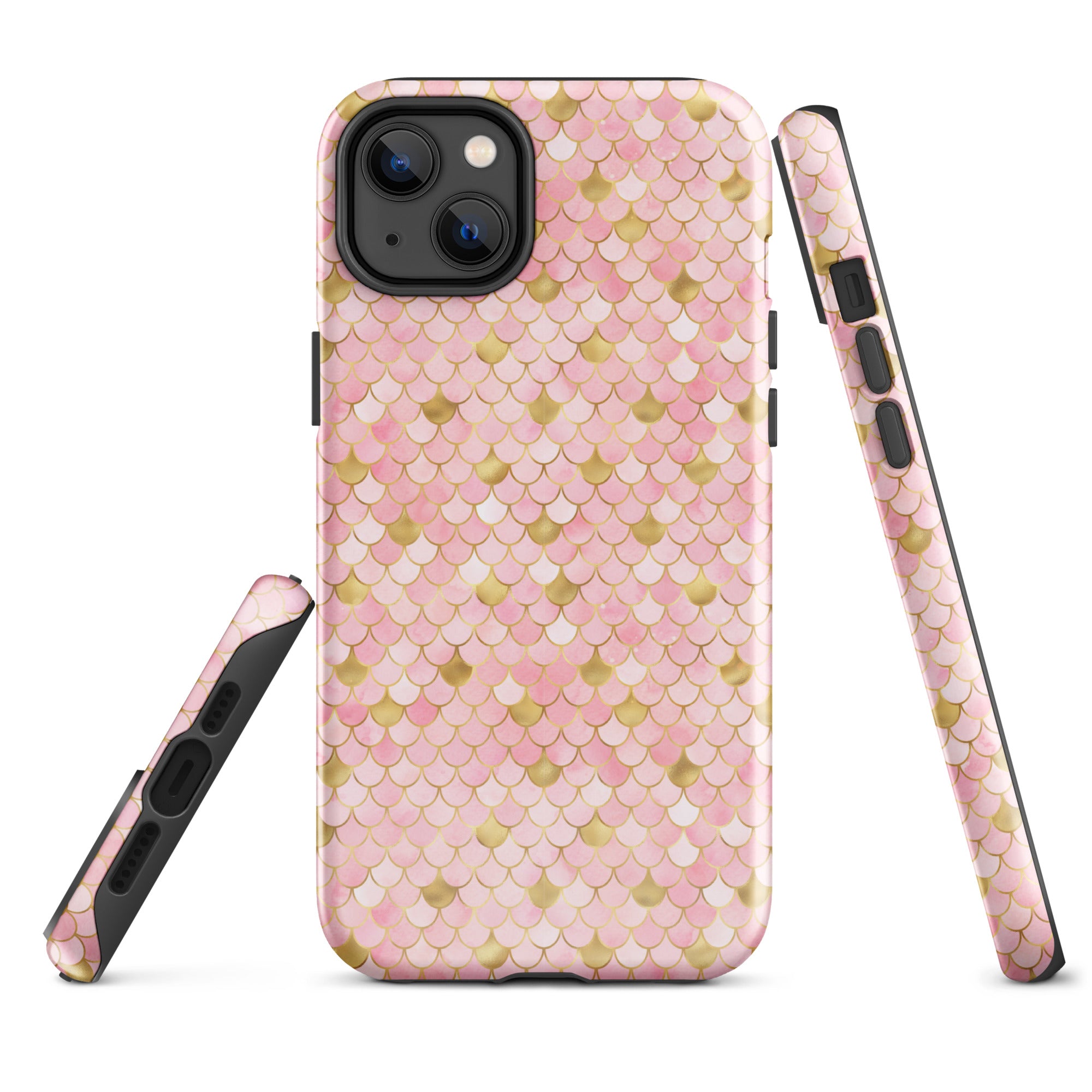 Tough Case for iPhone®- Mermaid Skin Pink