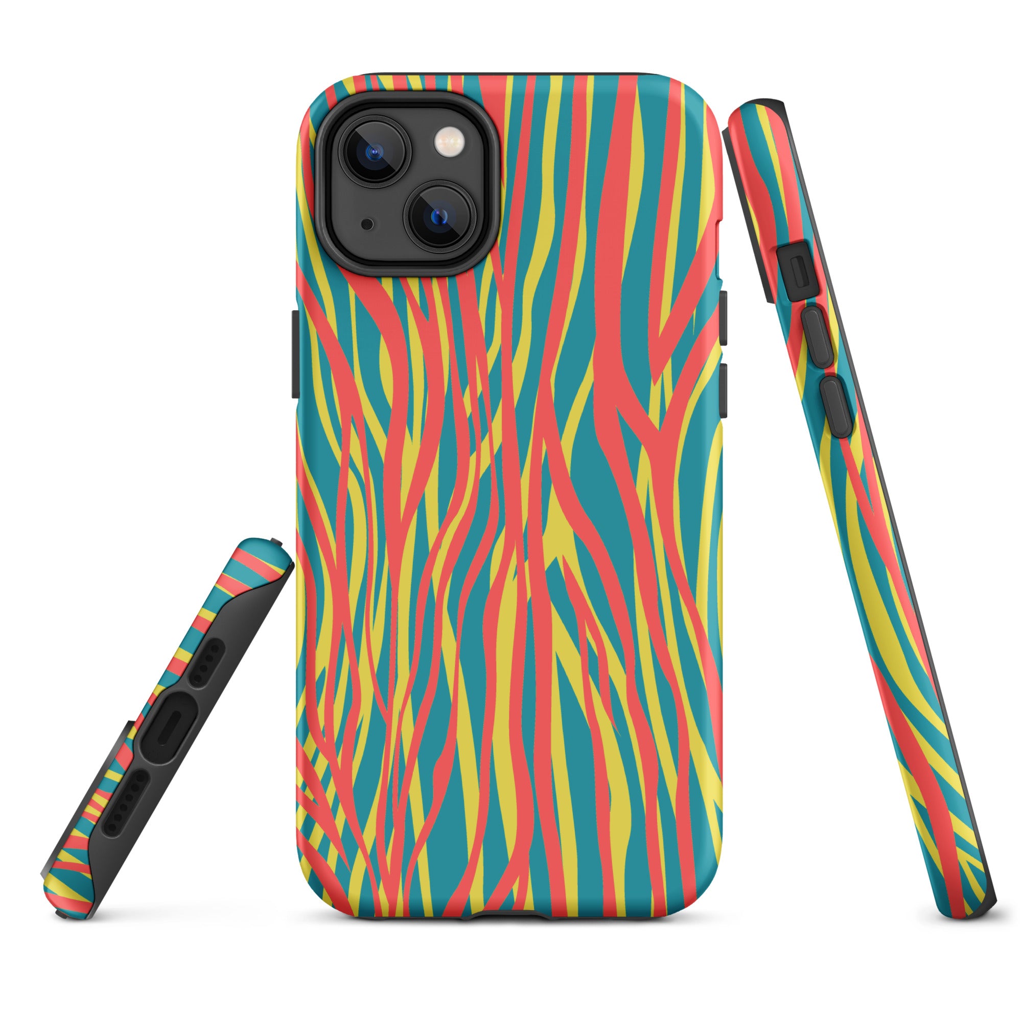 Tough Case for iPhone®- Funky Zebra Pattern III
