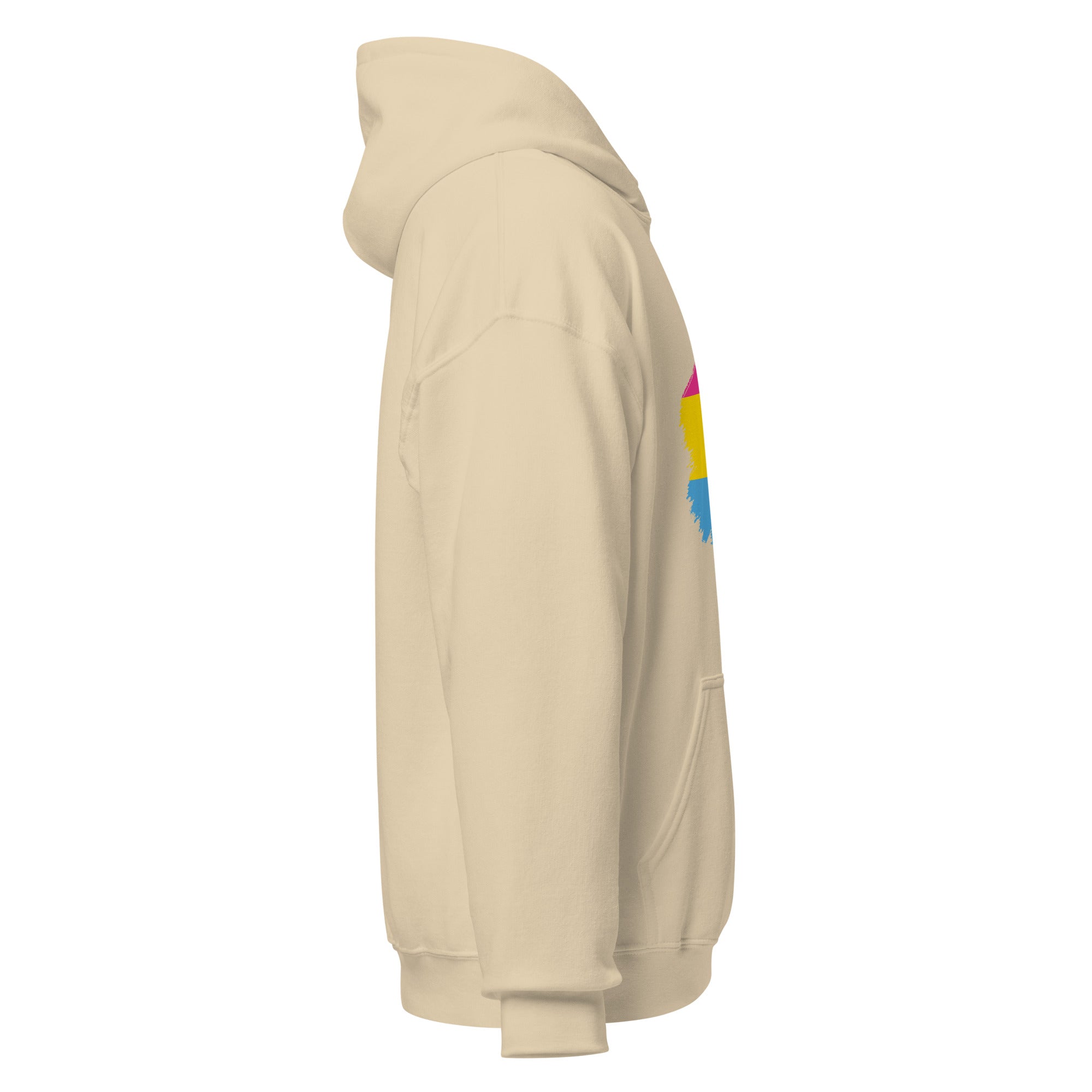 Unisex Hoodie-Pansexual Grunge Flag