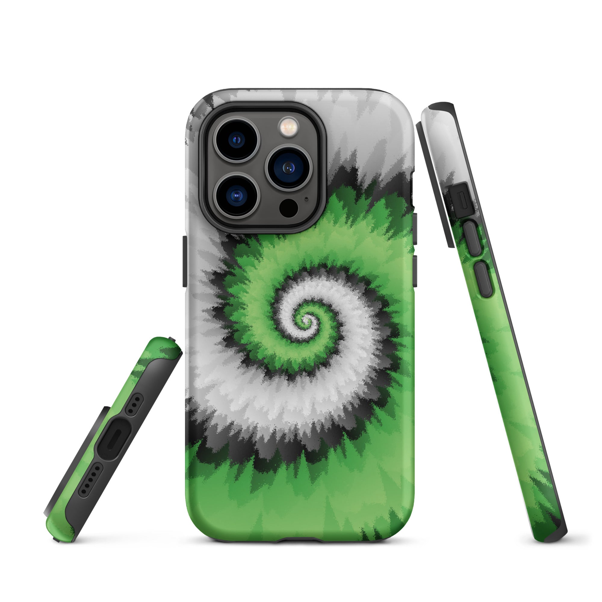 Tough Case for iPhone®-Tie Dye Spiral - Aromantic