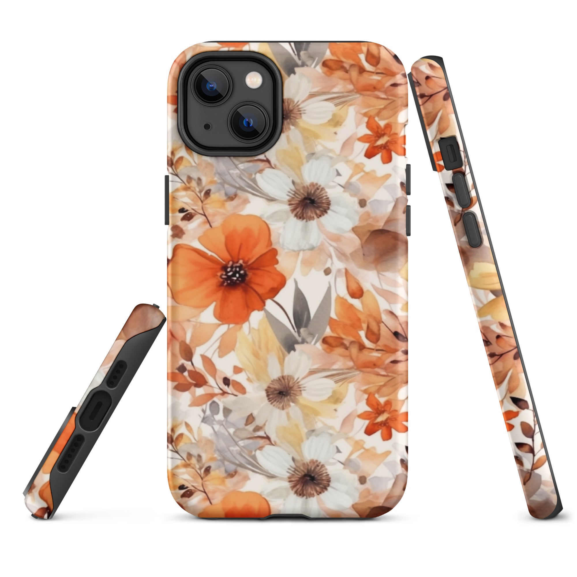 Tough Case for iPhone®- Floral Pattern I
