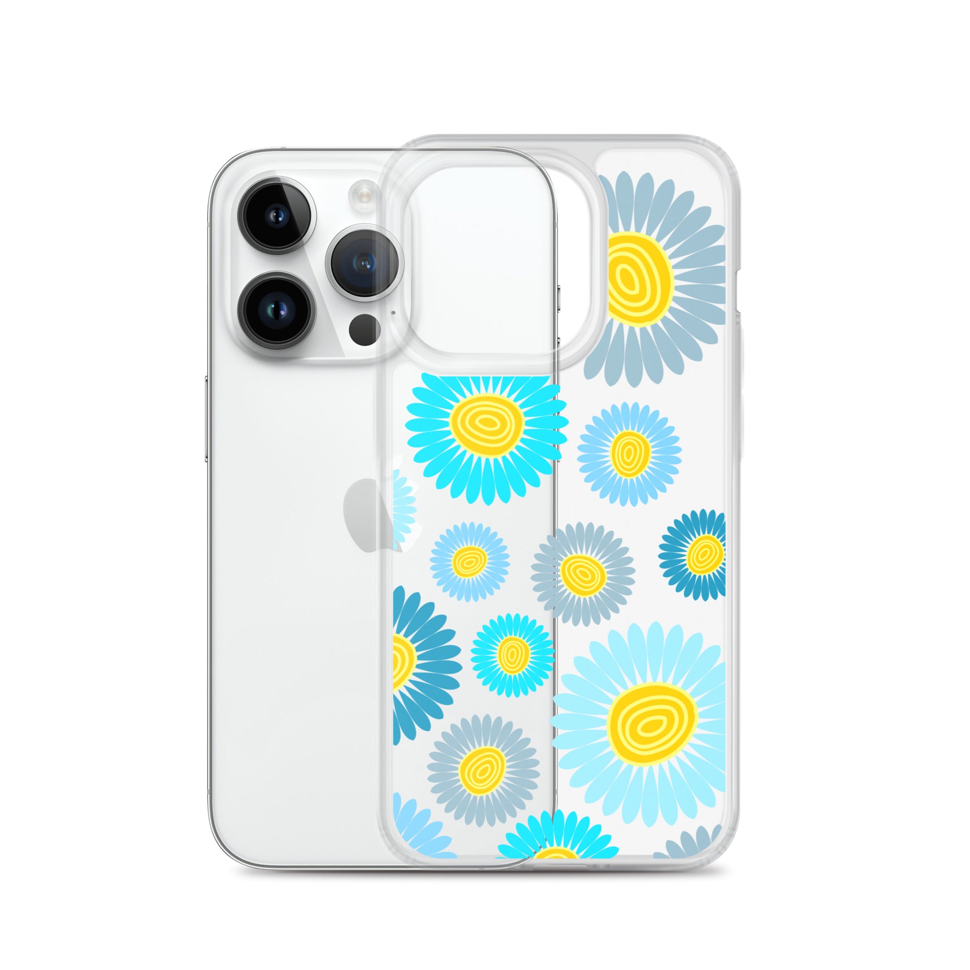Clear Case for iPhone®- Floral Daisy Design II