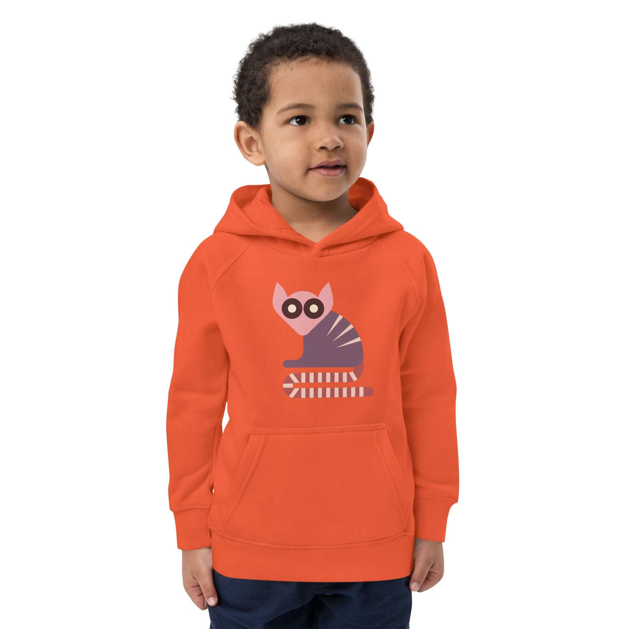 Kids eco hoodie-Lemurs