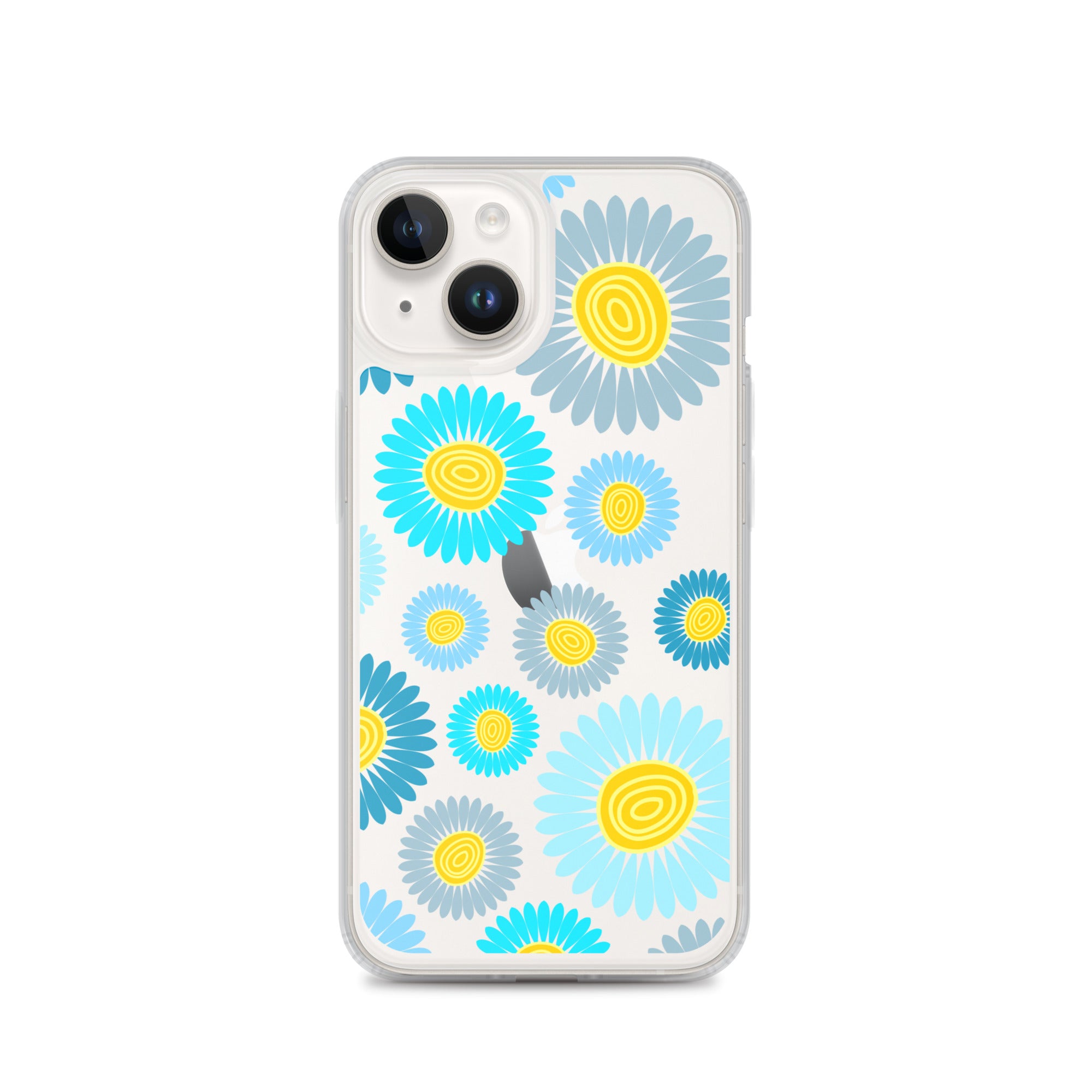 Clear Case for iPhone®- Floral Daisy Design II