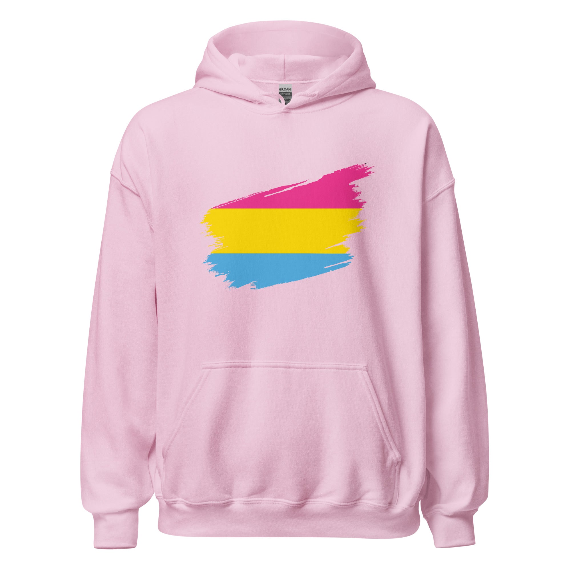 Unisex Hoodie-Pansexual Grunge Flag