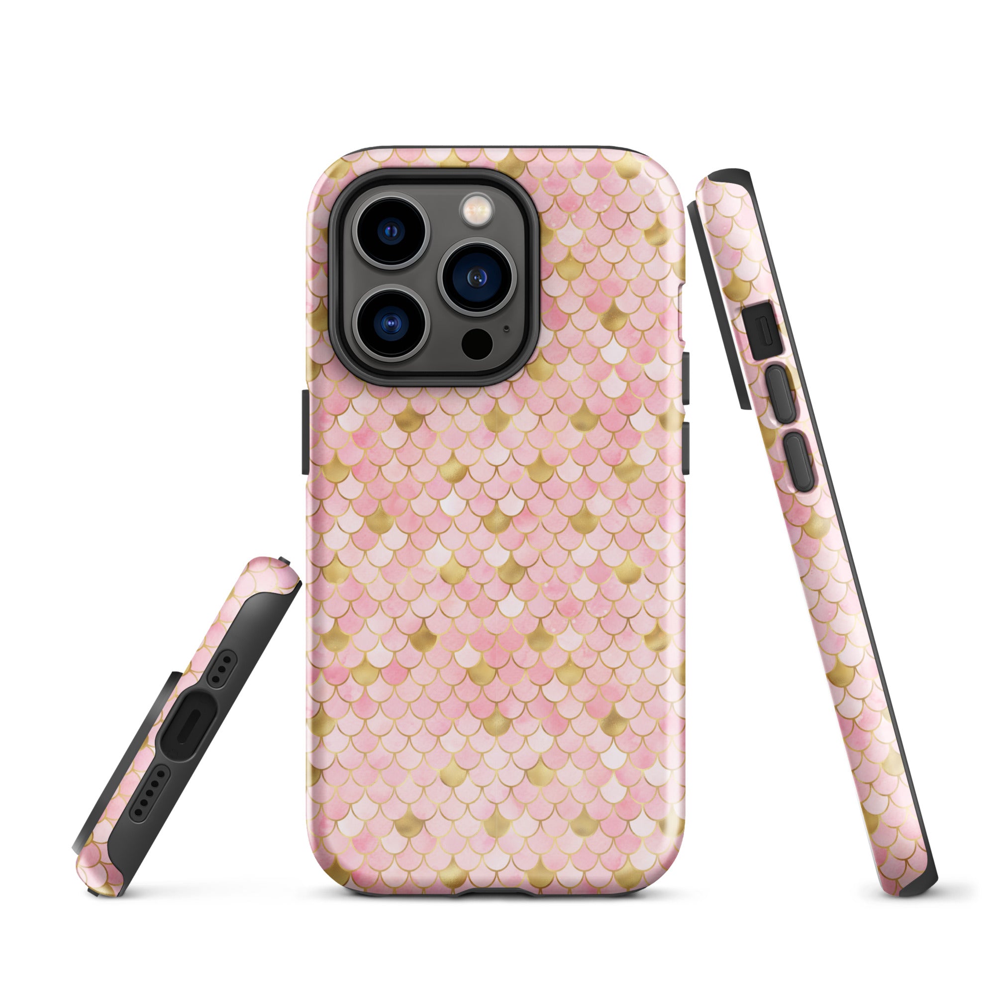Tough Case for iPhone®- Mermaid Skin Pink